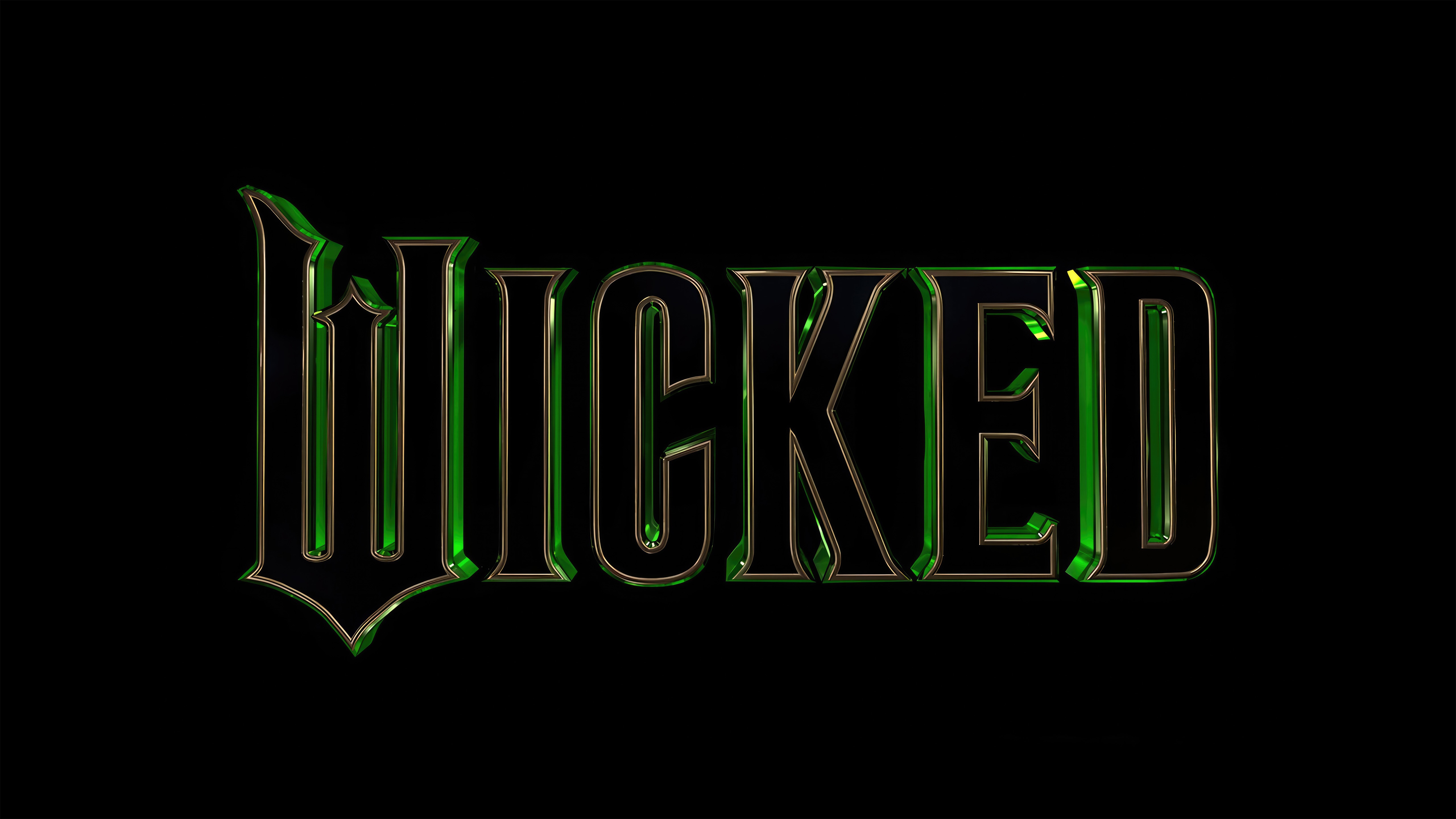 Wicked movie logo HD Wallpaper