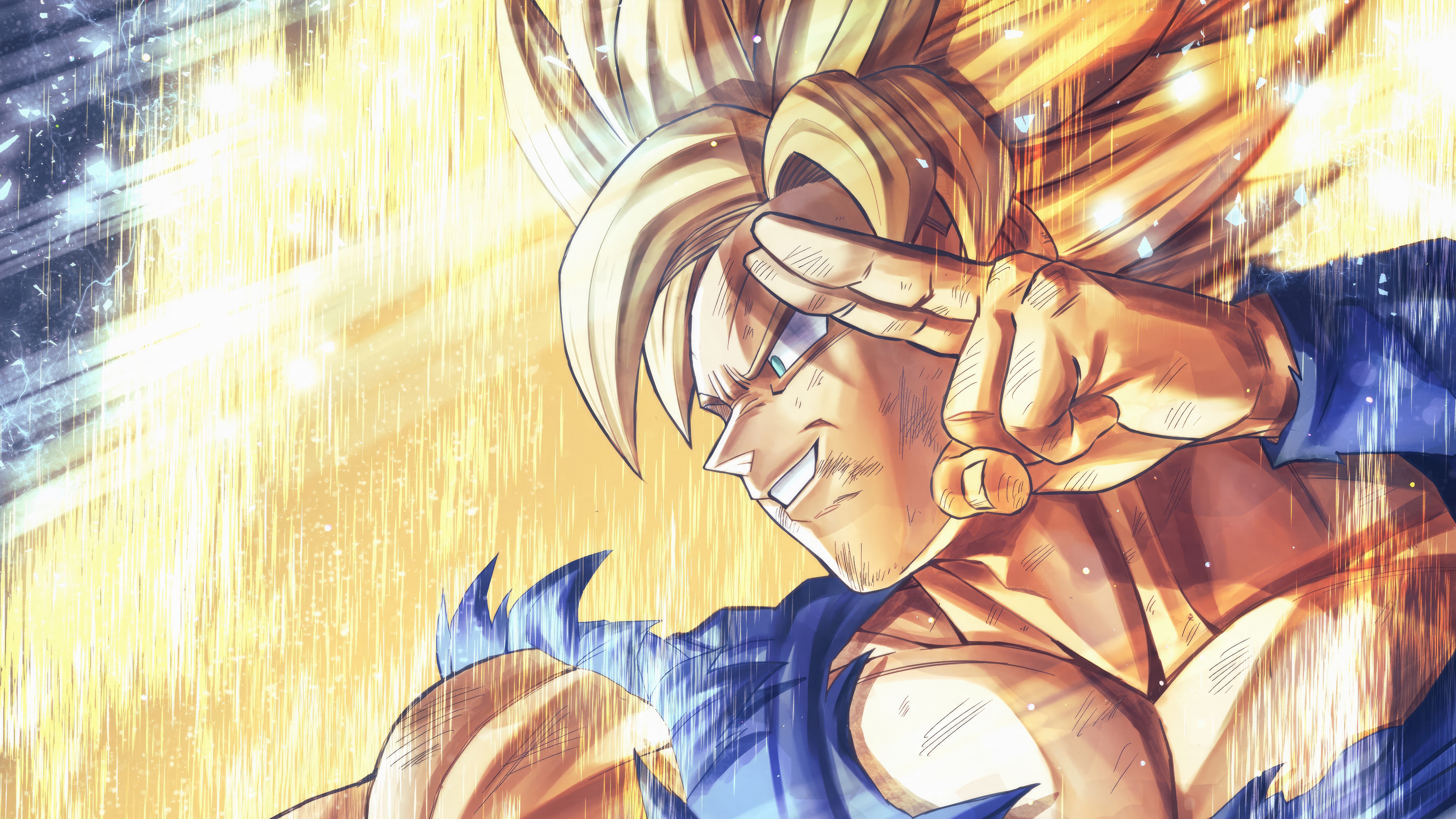 Goku in Dragon Ball Z 4K Artwork HD Wallpaper
