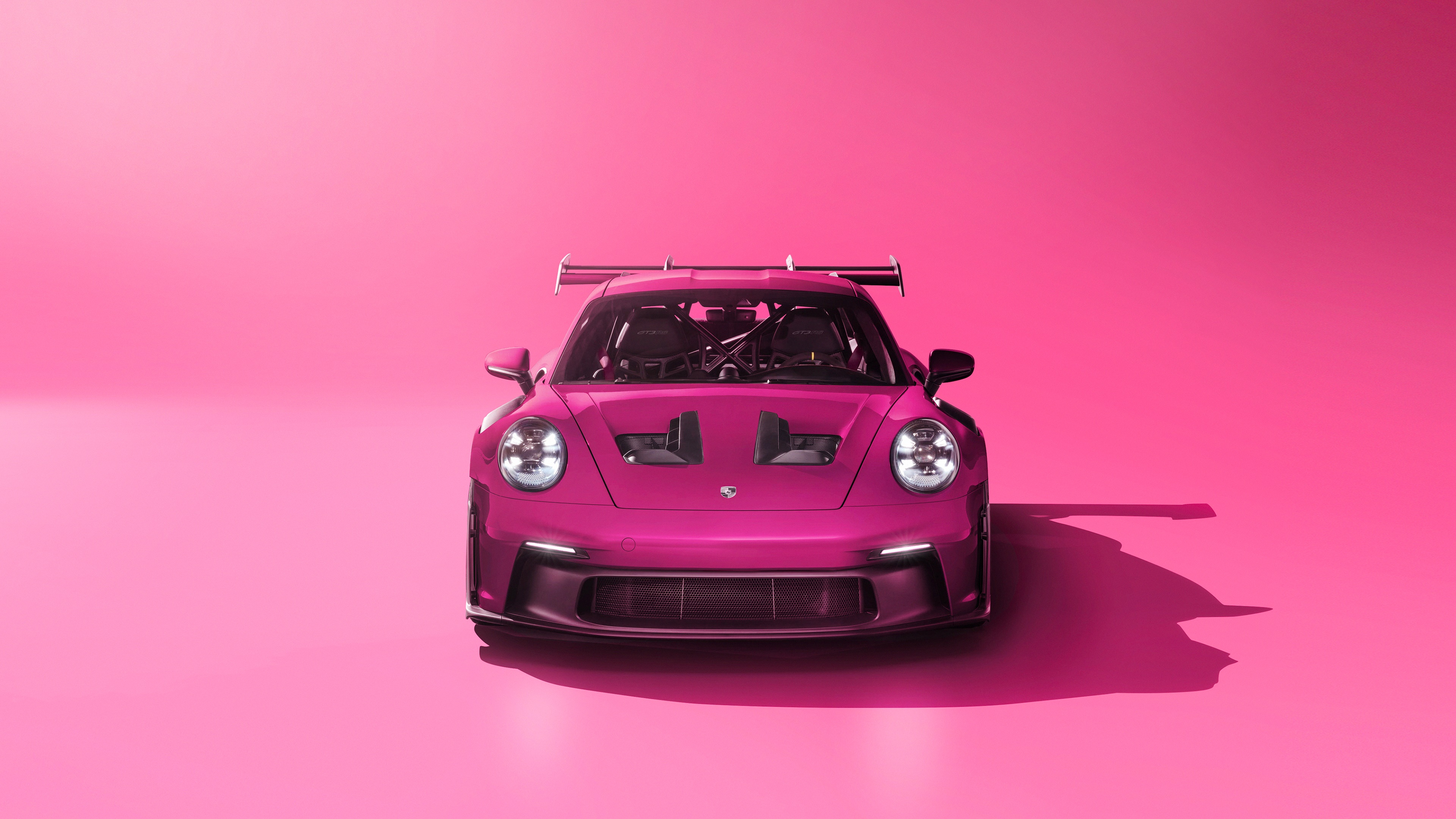 Pink Porsche 911 GT3 RS 4K HD Wallpaper