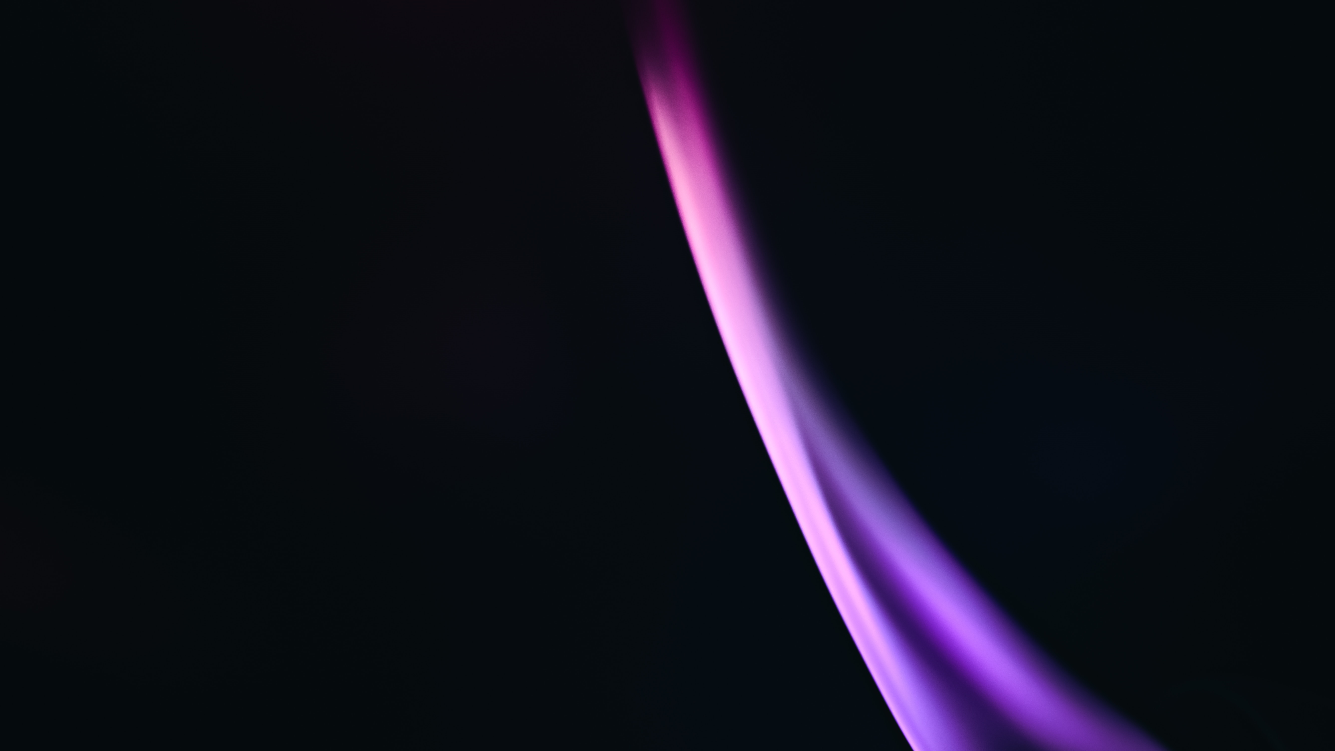 Abstract purple smoke on black background 4K HD Wallpaper