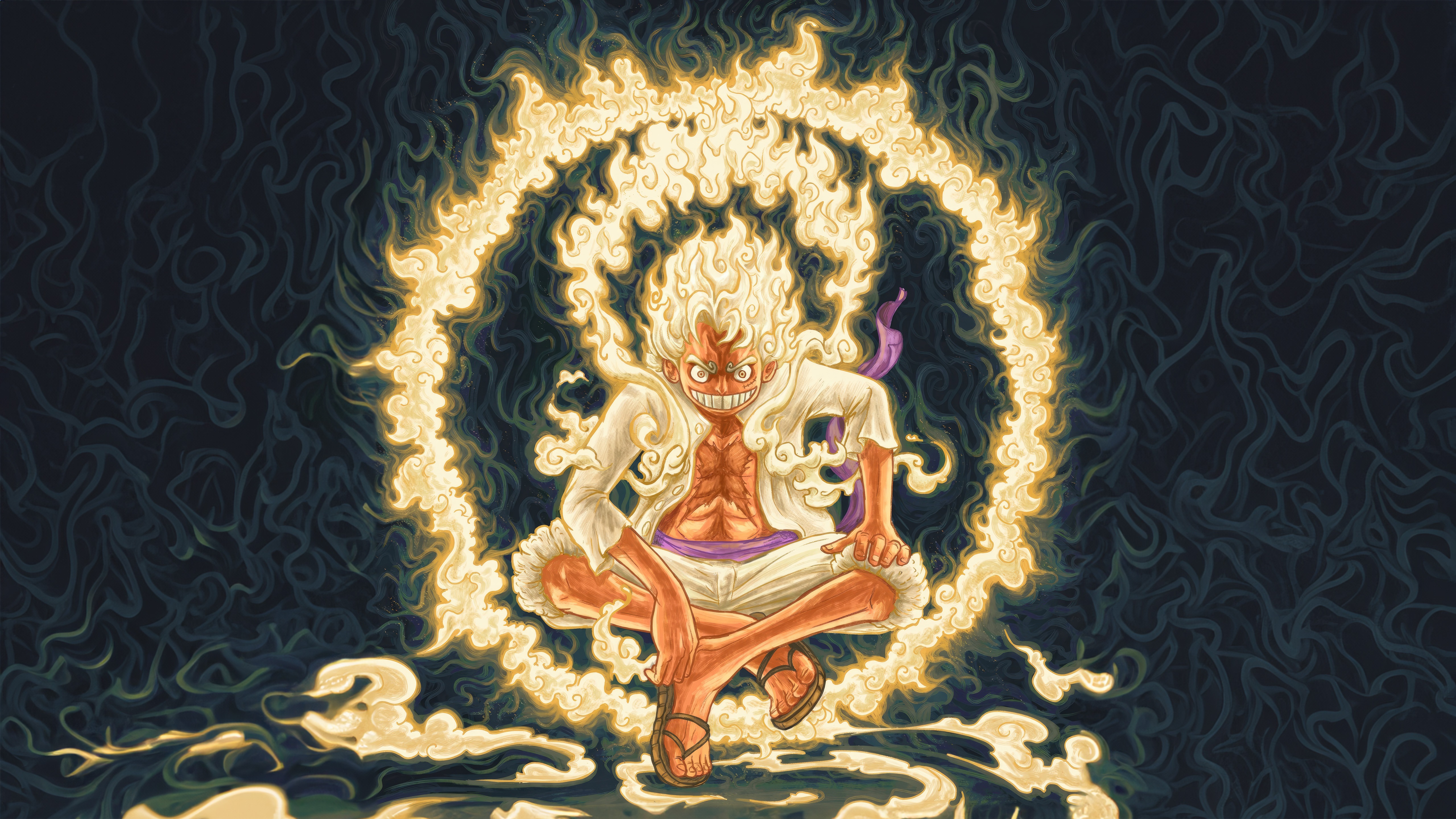 Monkey D. Luffy in Gear 5 HD Wallpaper