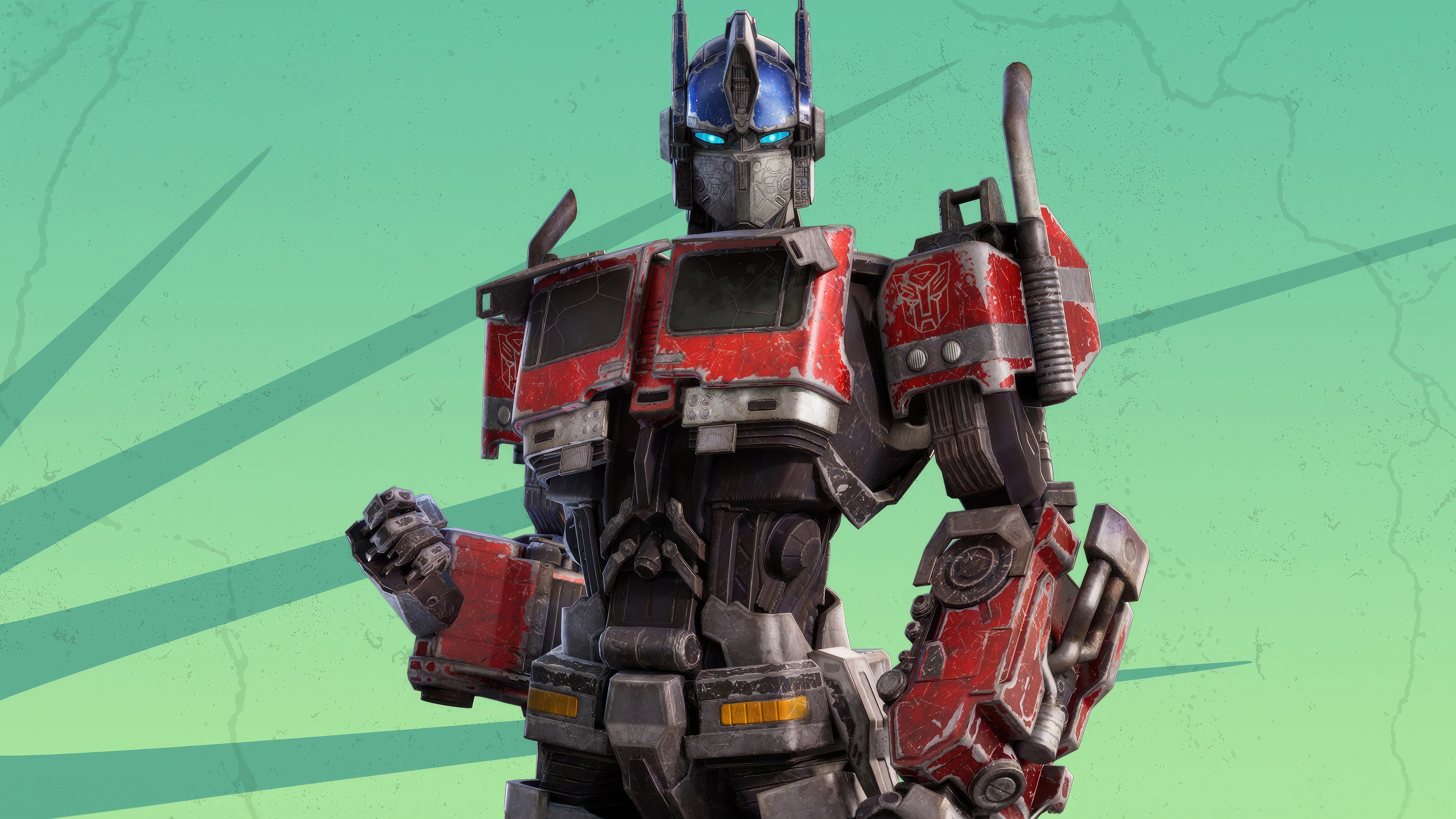 Optimus Prime in Fortnite 4K HD Wallpaper