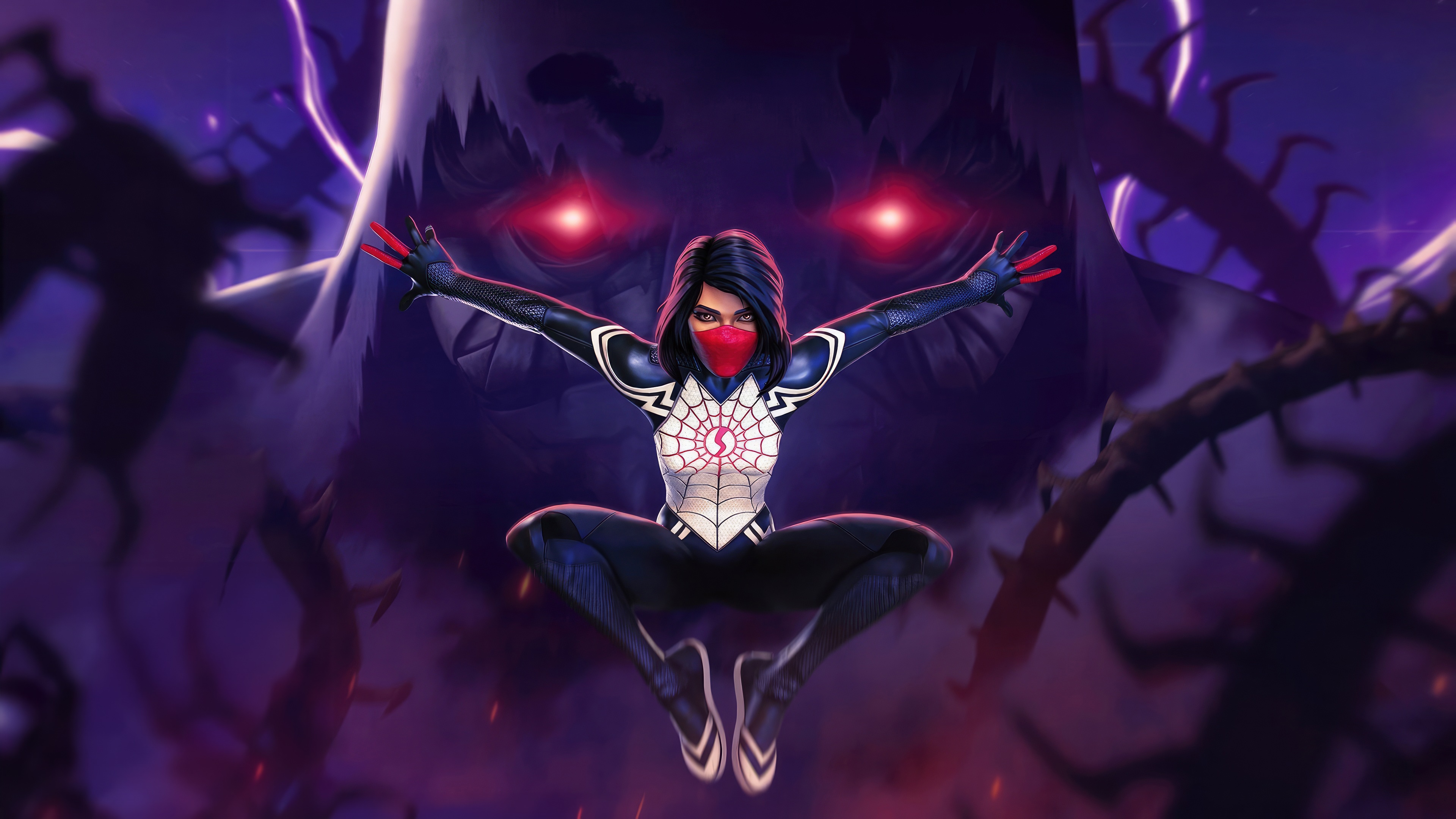Silk in Marvel Contest of Champions 4K HD Wallpaper
