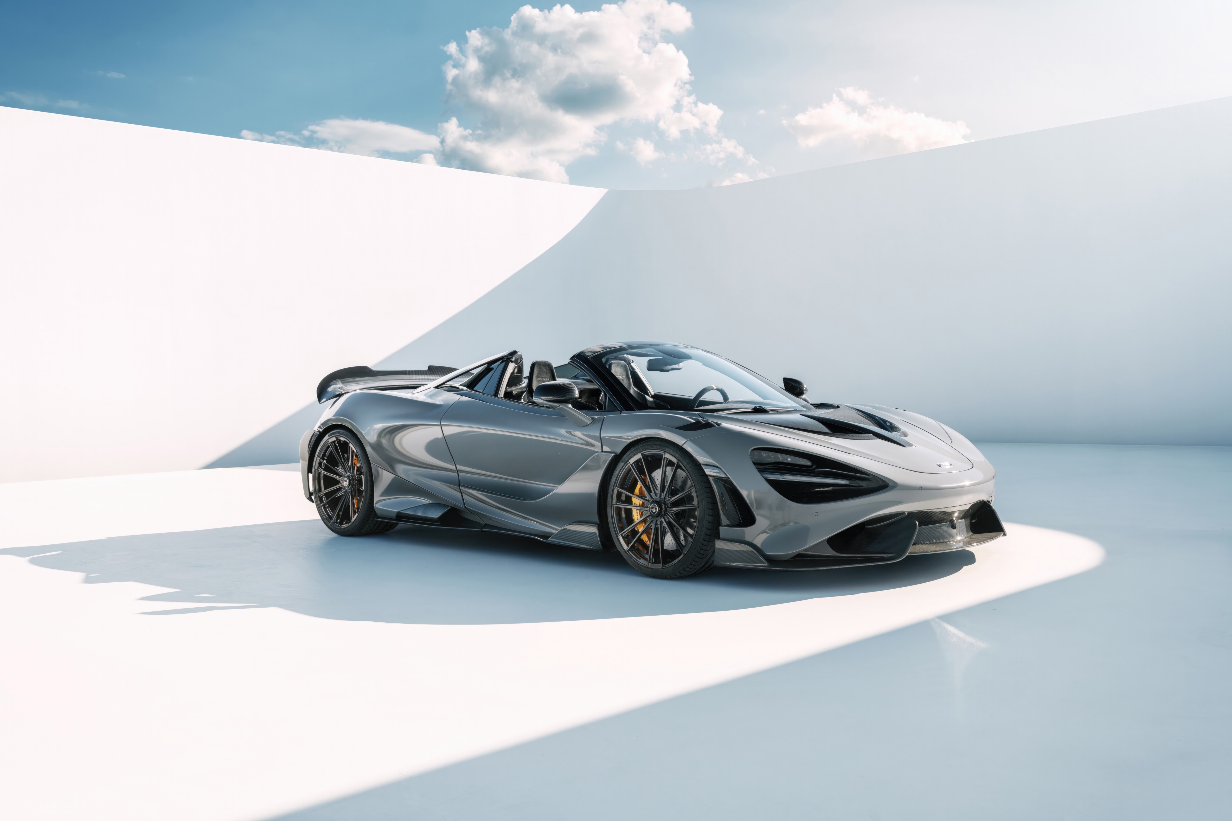 McLaren 765LT Spider in a minimalist setting HD Wallpaper