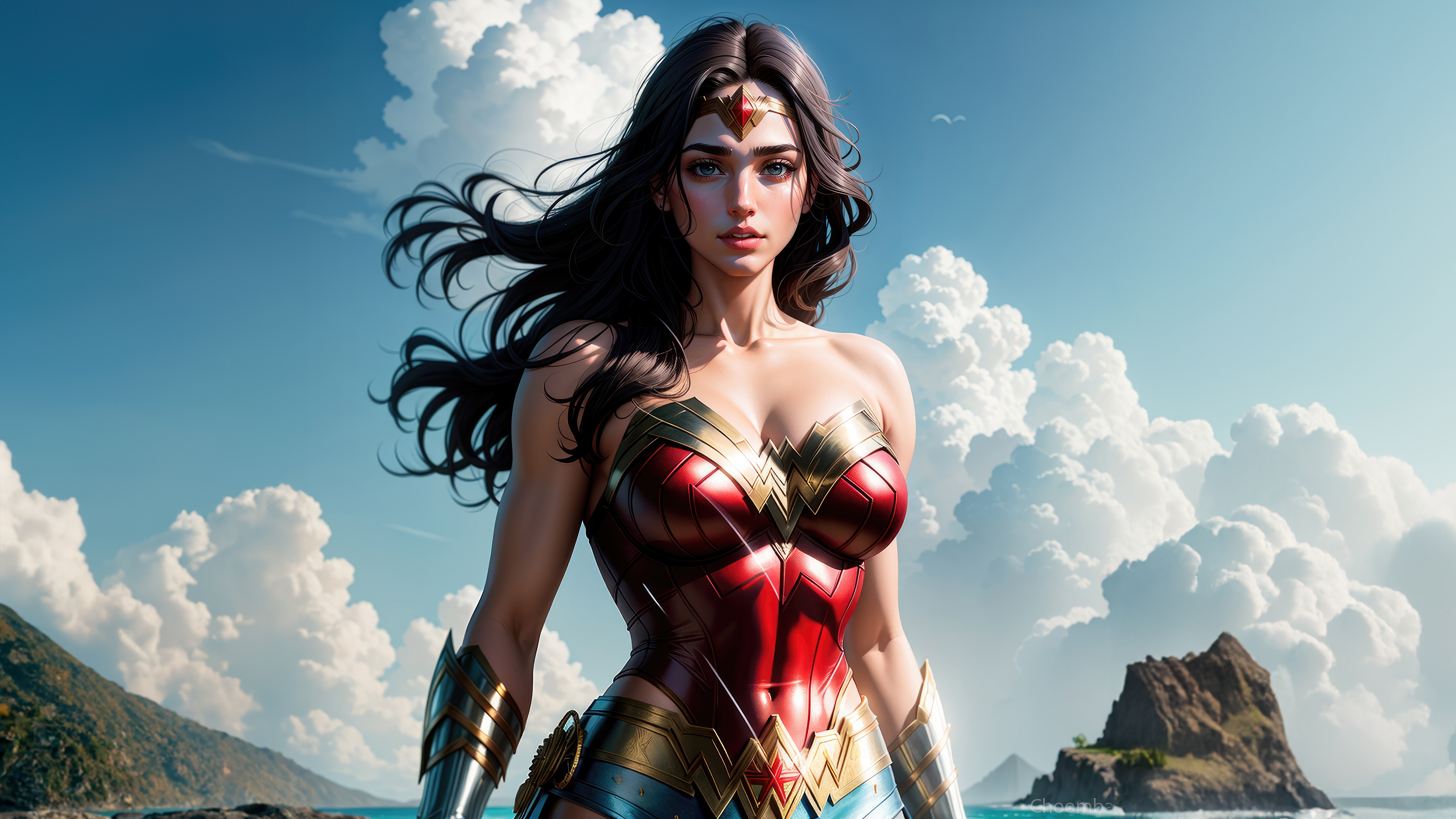 Wonder Woman artwork 4K HD Wallpaper