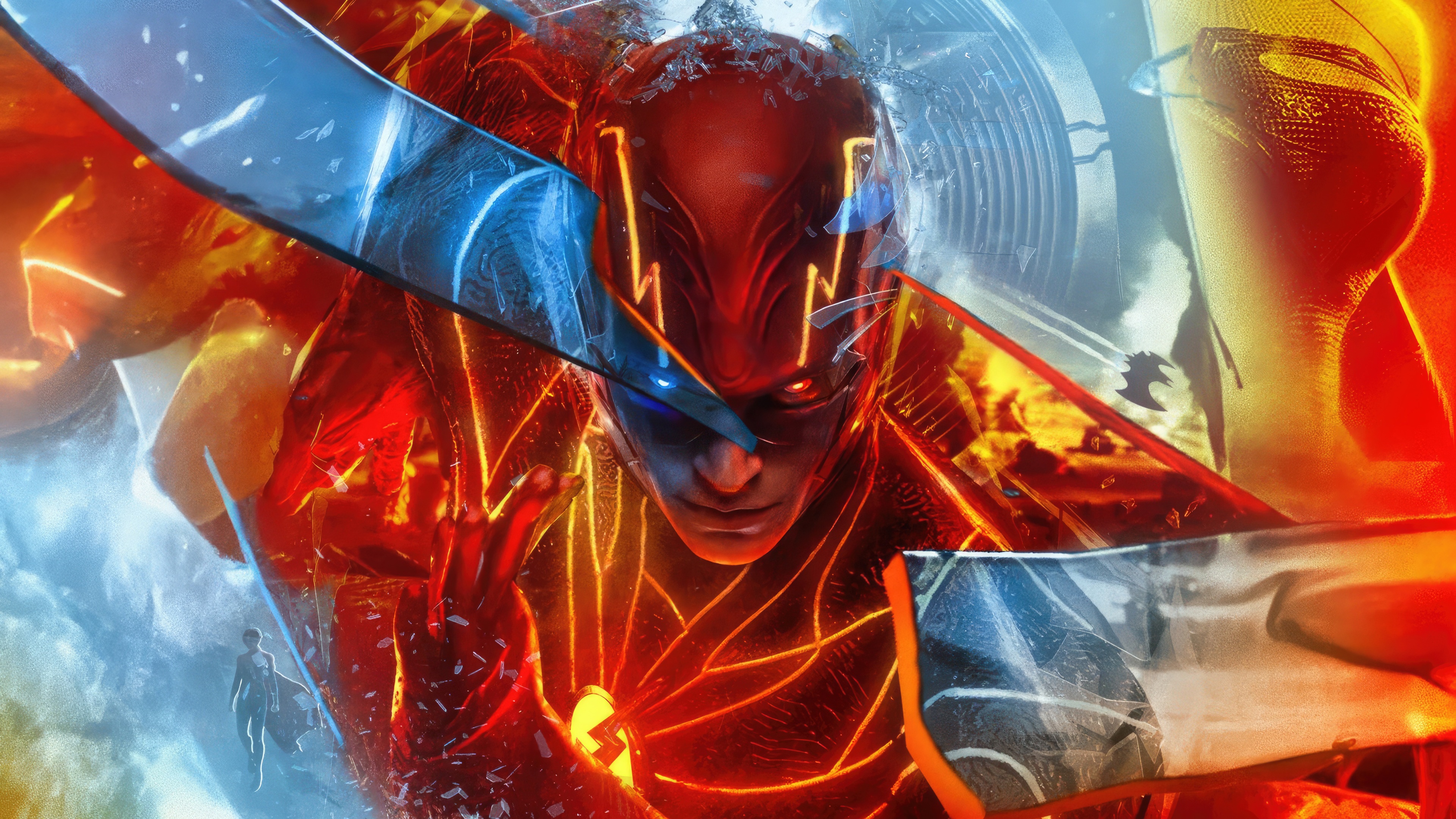 The Flash Movie Artwork 4K HD Wallpaper