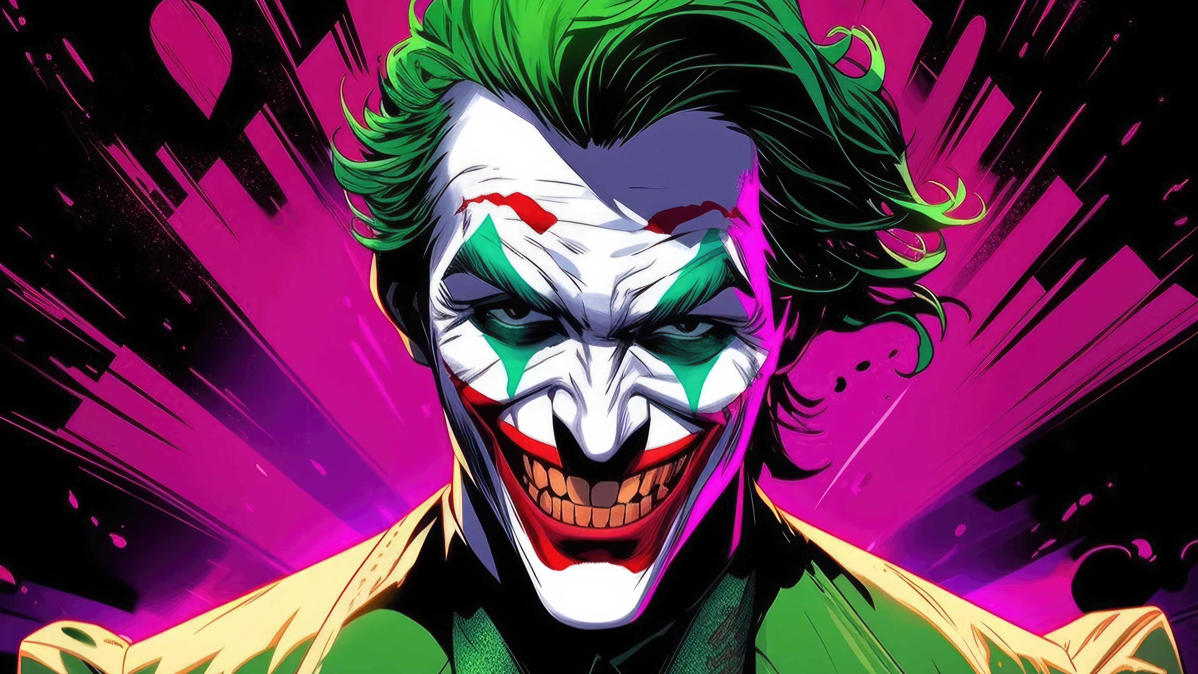 Joker artwork 4K HD Wallpaper