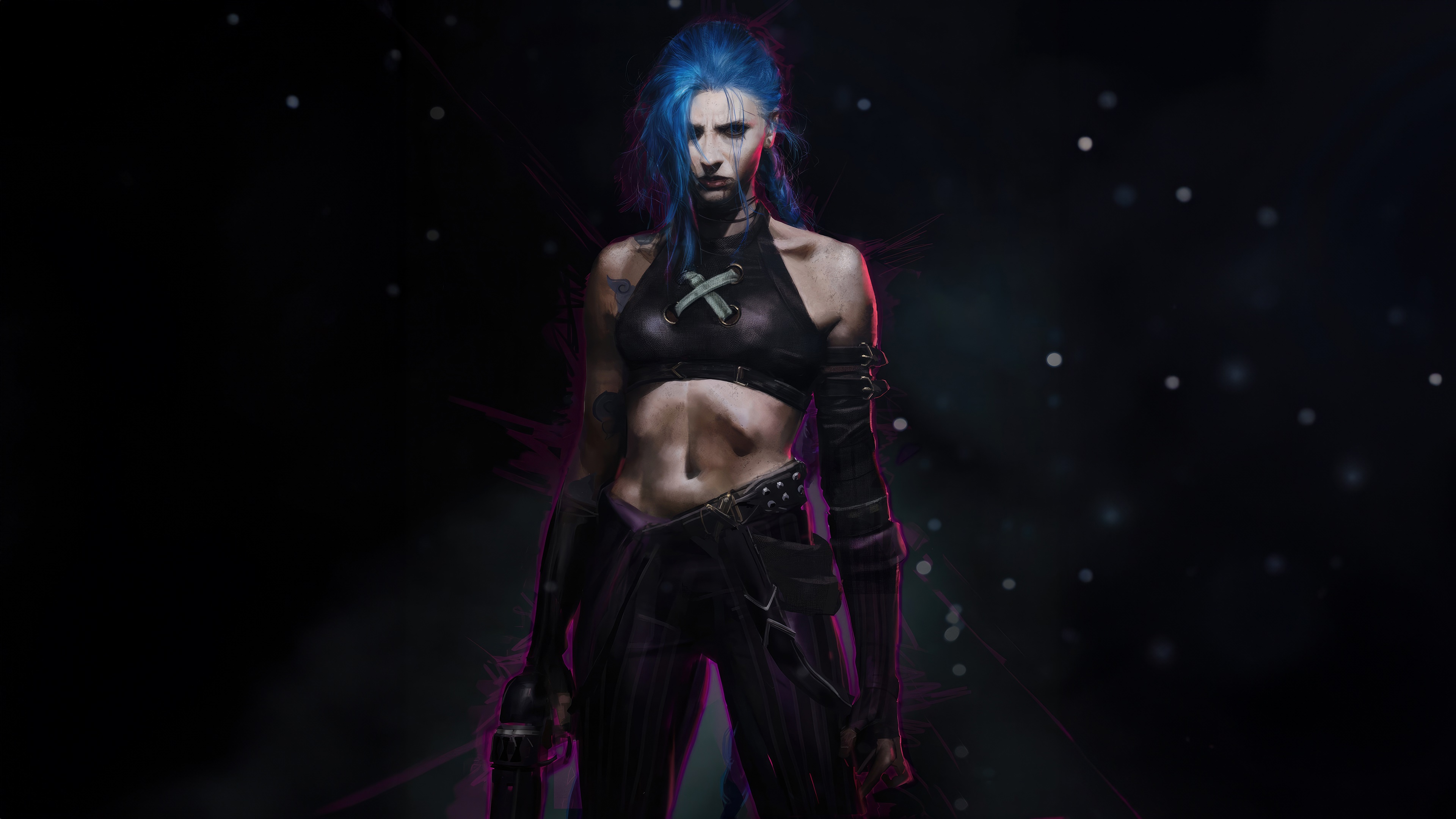 Jinx from Arcane 4K HD Wallpaper