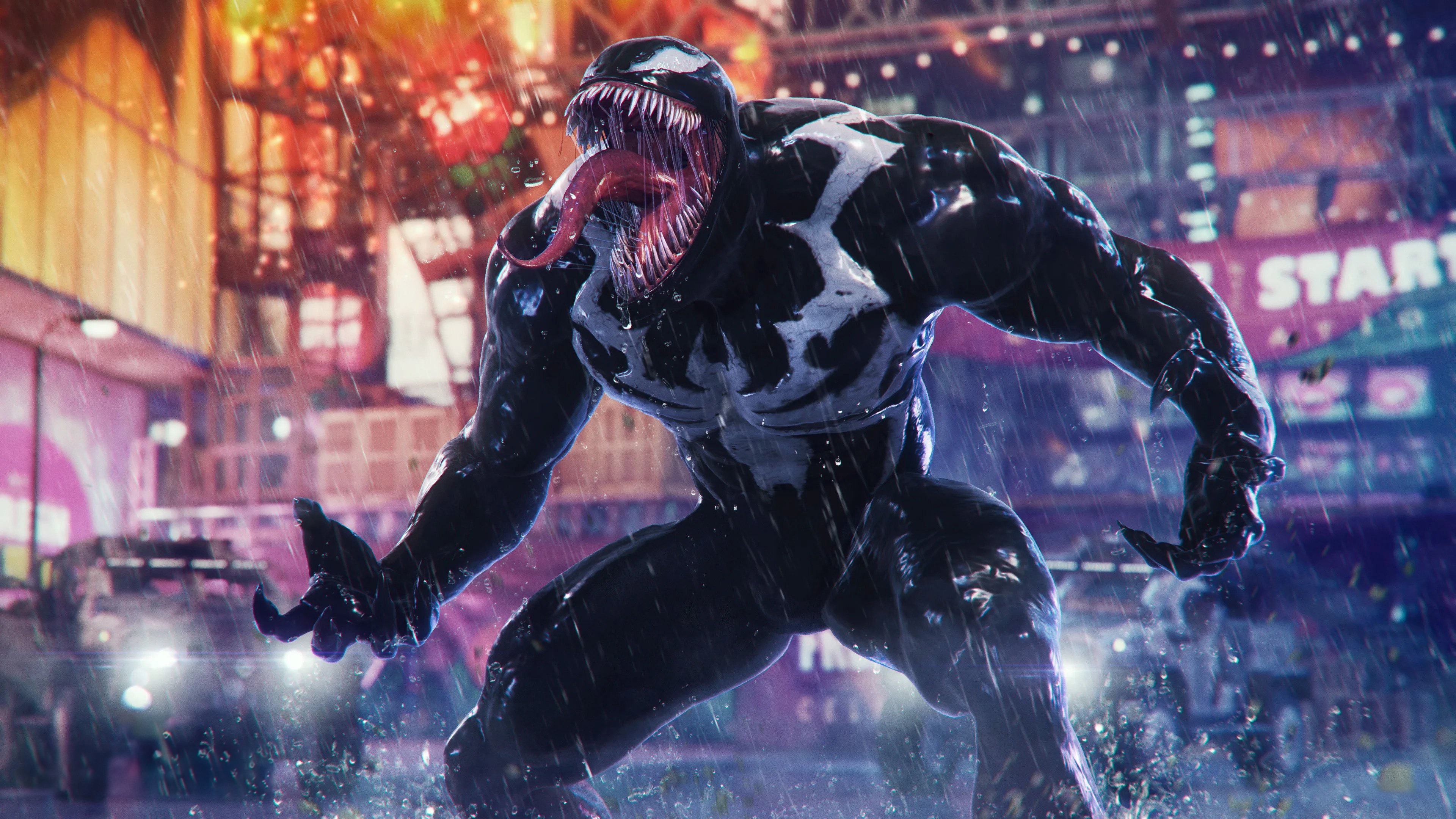 Venom in Marvel's Spider-Man 2 4K HD Wallpaper