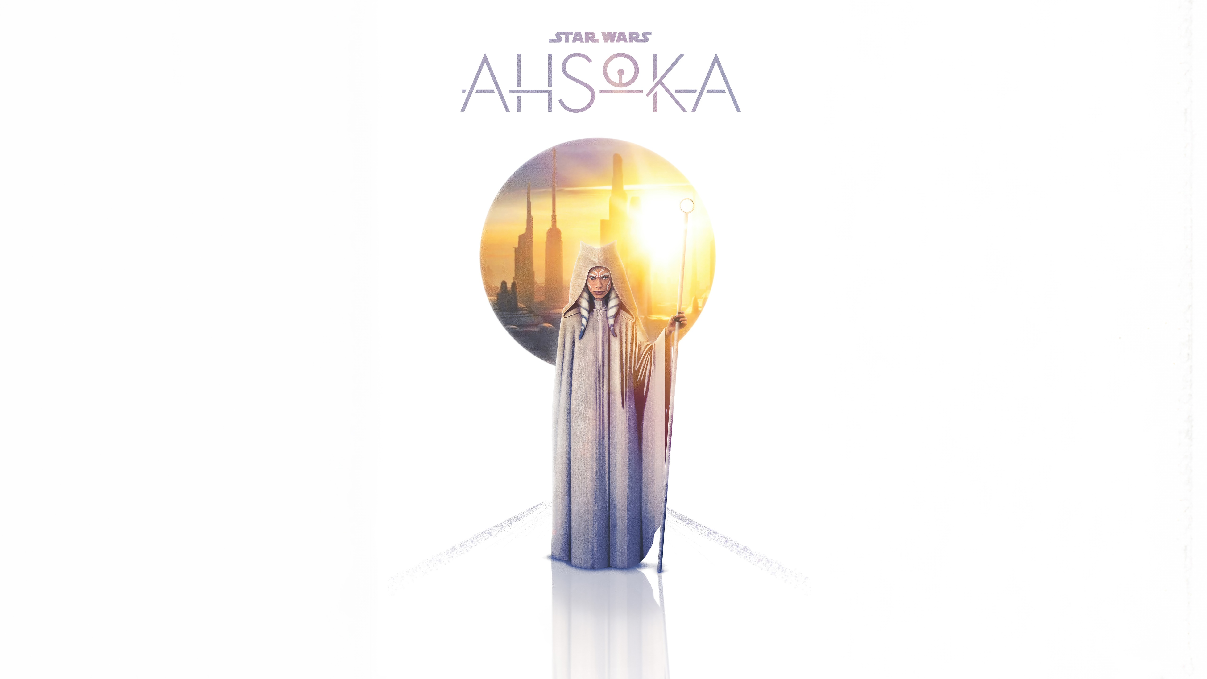 Star Wars Ahsoka Minimalist Artwork HD Wallpaper