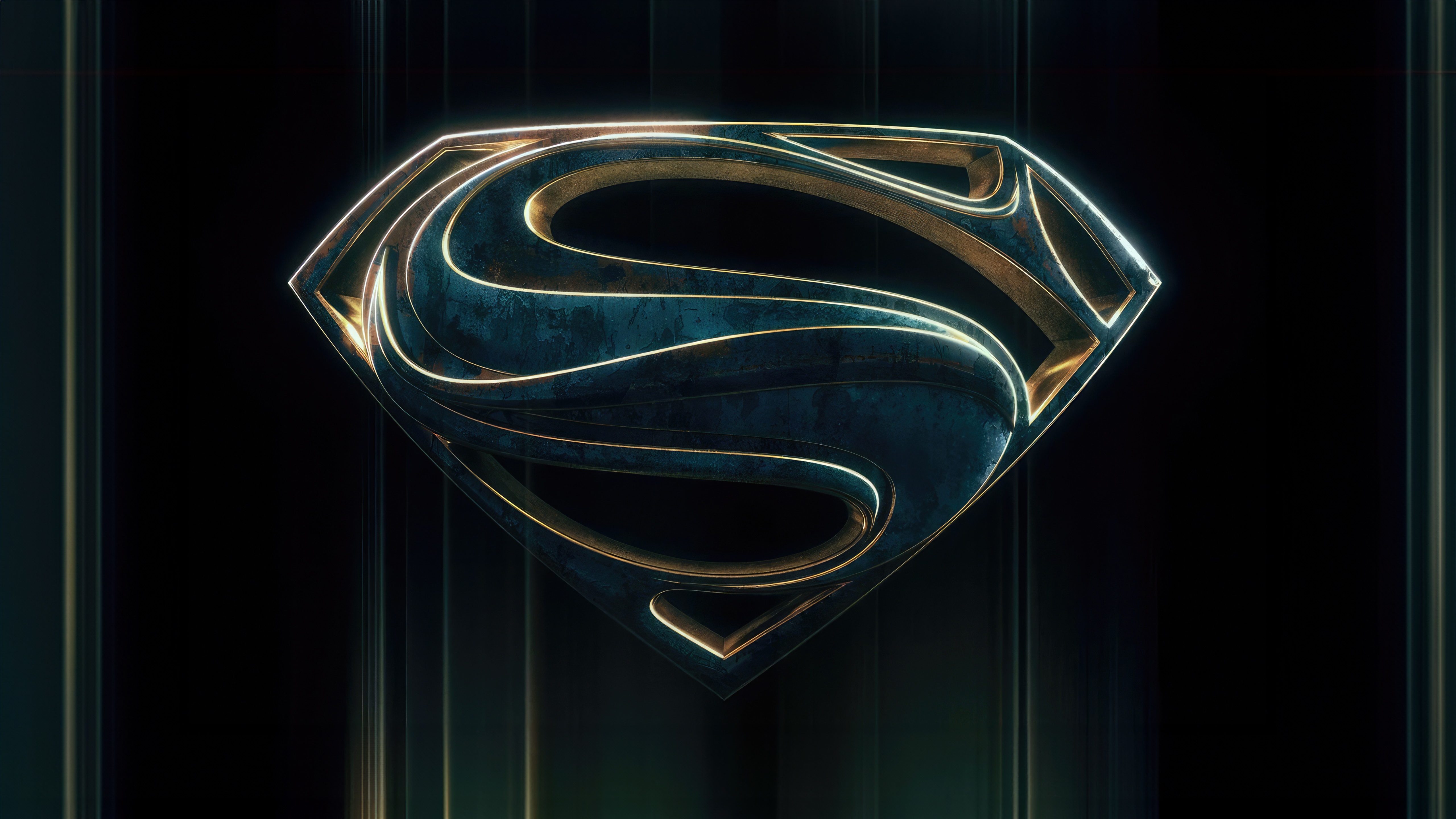 Superman Logo 4K HD Wallpaper