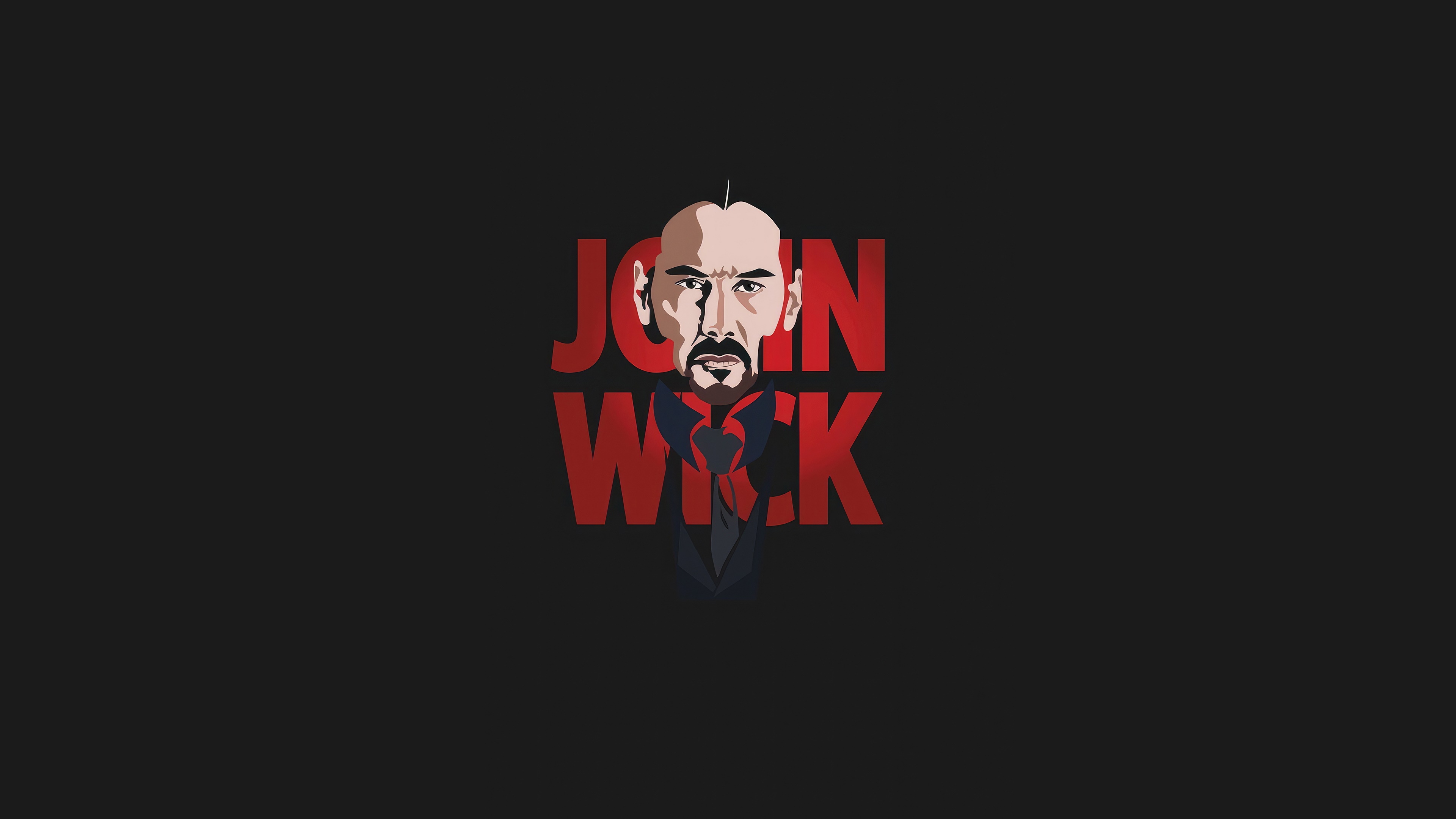 John Wick minimalist artwork 4K HD Wallpaper