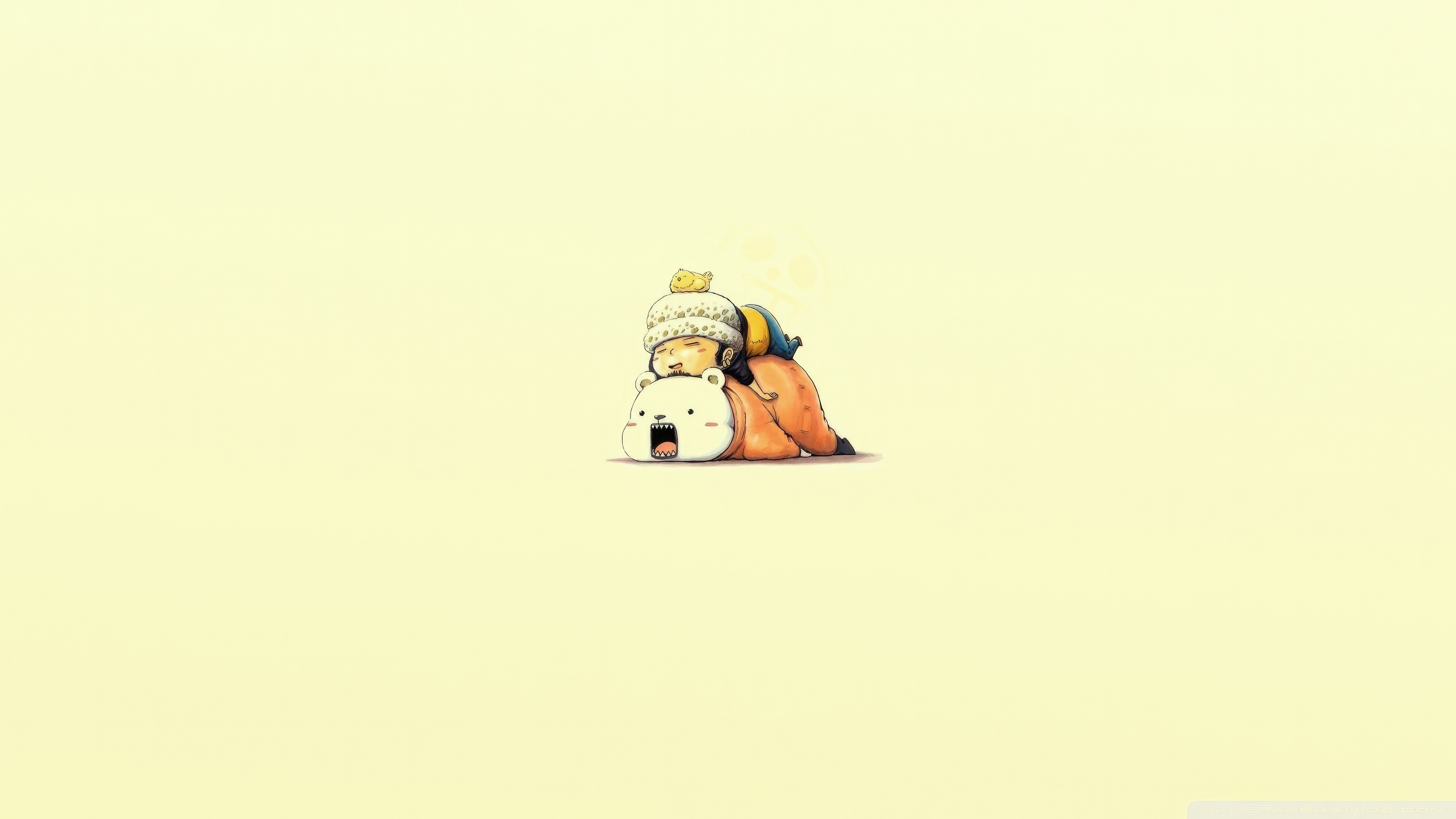 One Piece: Trafalgar Law and Bepo HD Wallpaper