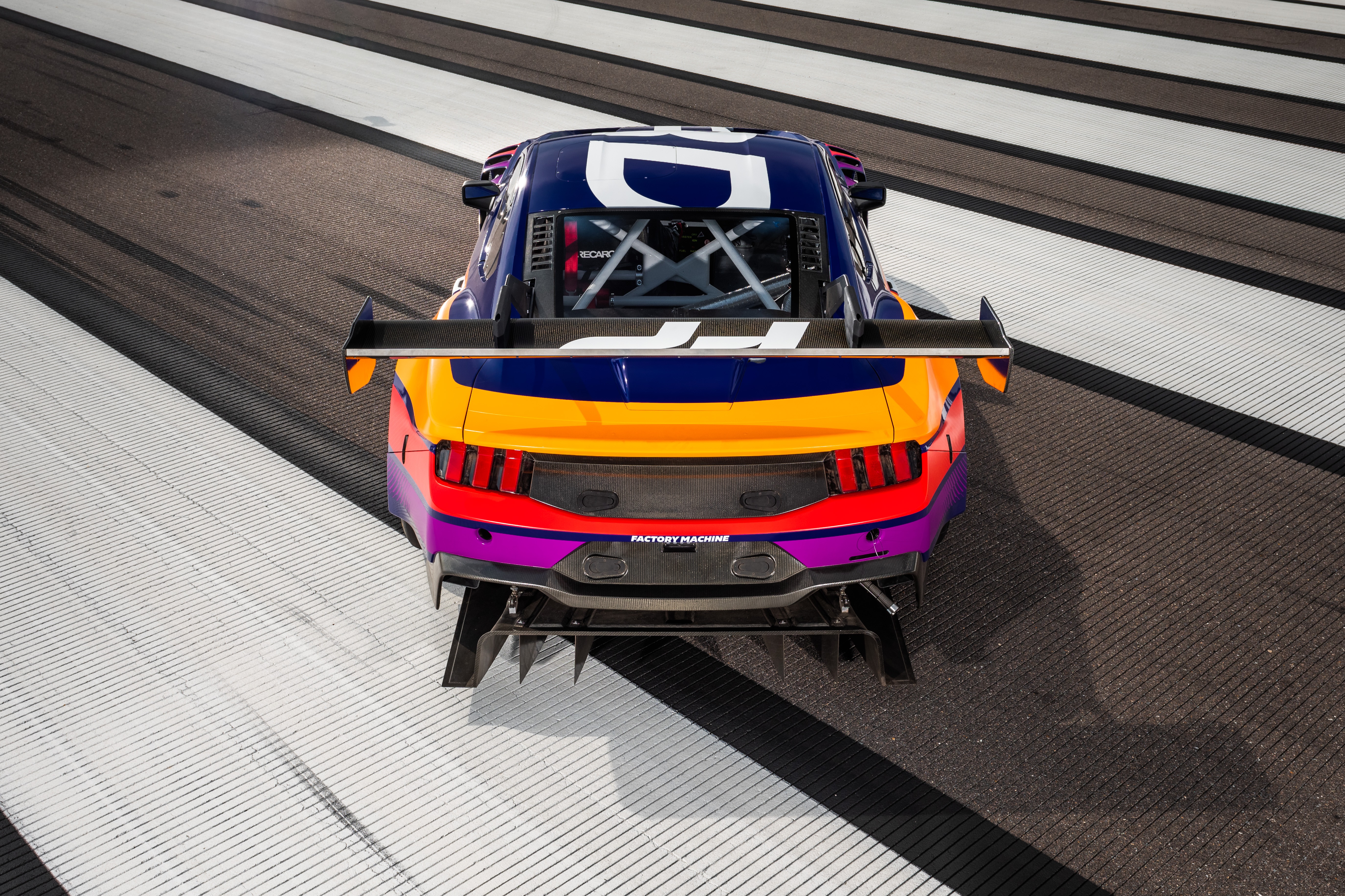 Ford Mustang GT3 race car with custom livery HD Wallpaper