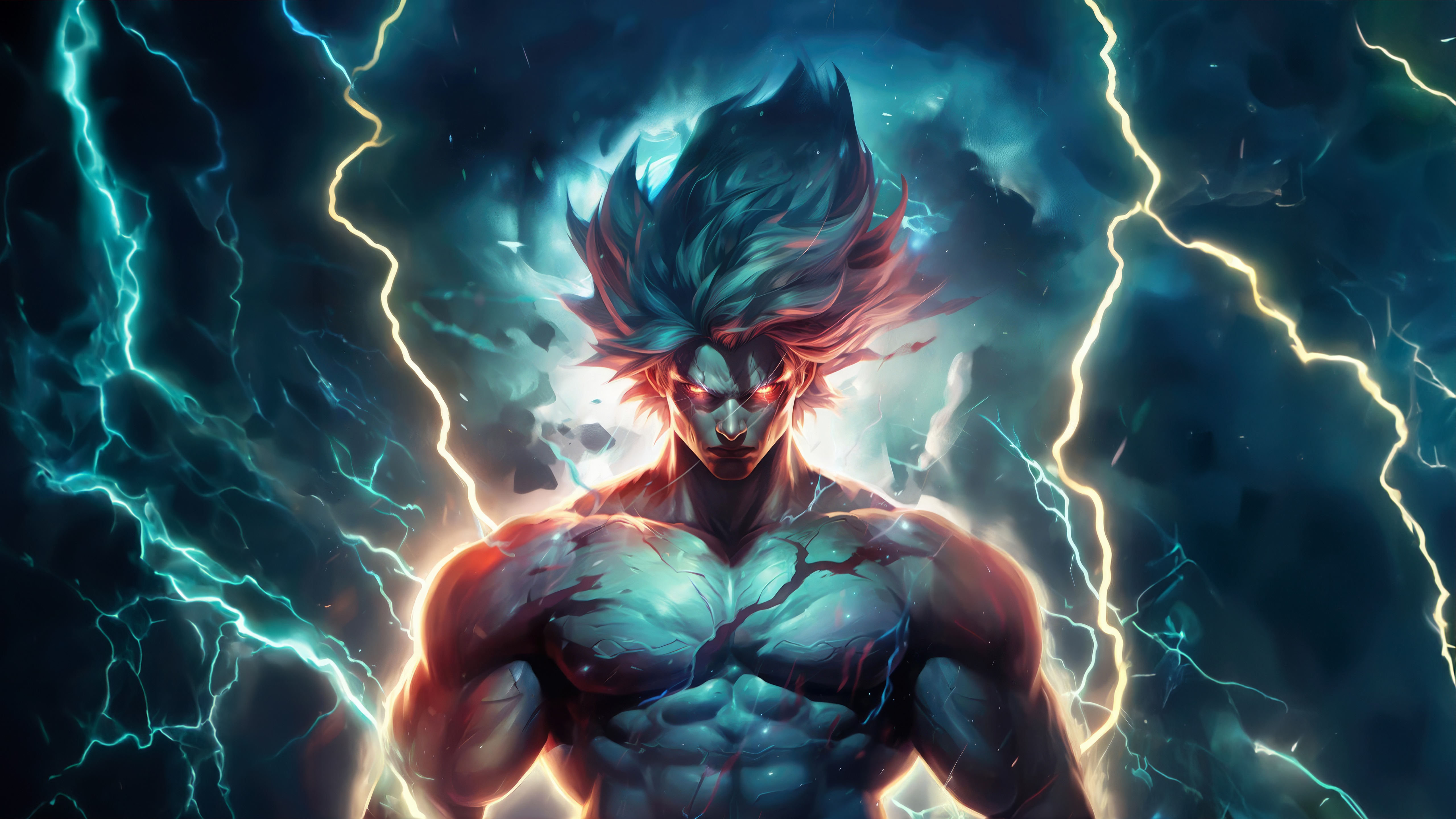 Dragon Ball Z Goku Super Saiyan 4K HD Wallpaper