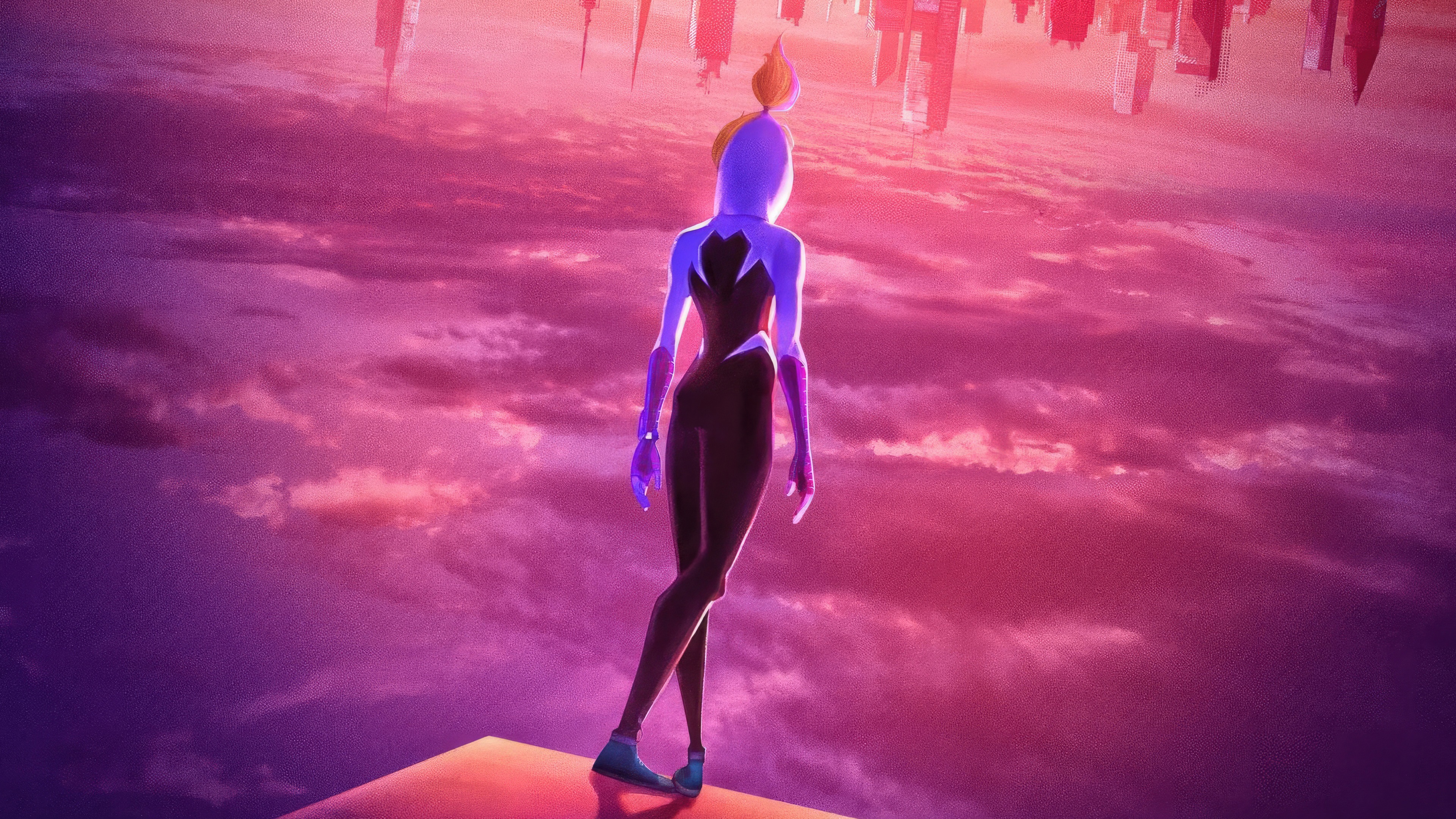 Gwen Stacy in Spider-Man: Across the Spider-Verse 4K HD Wallpaper