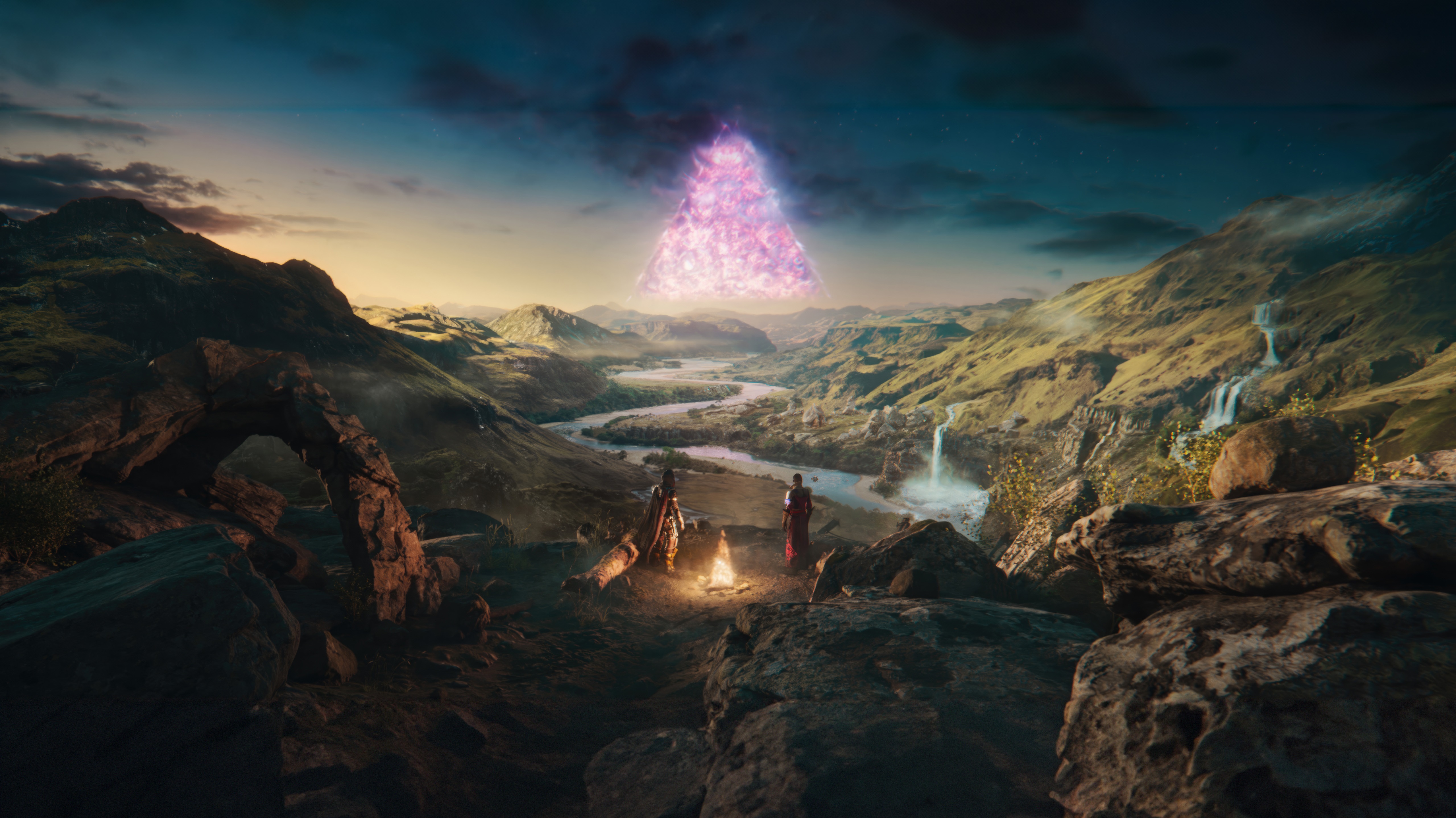 Destiny 2 Pyramid over a Valley HD Wallpaper