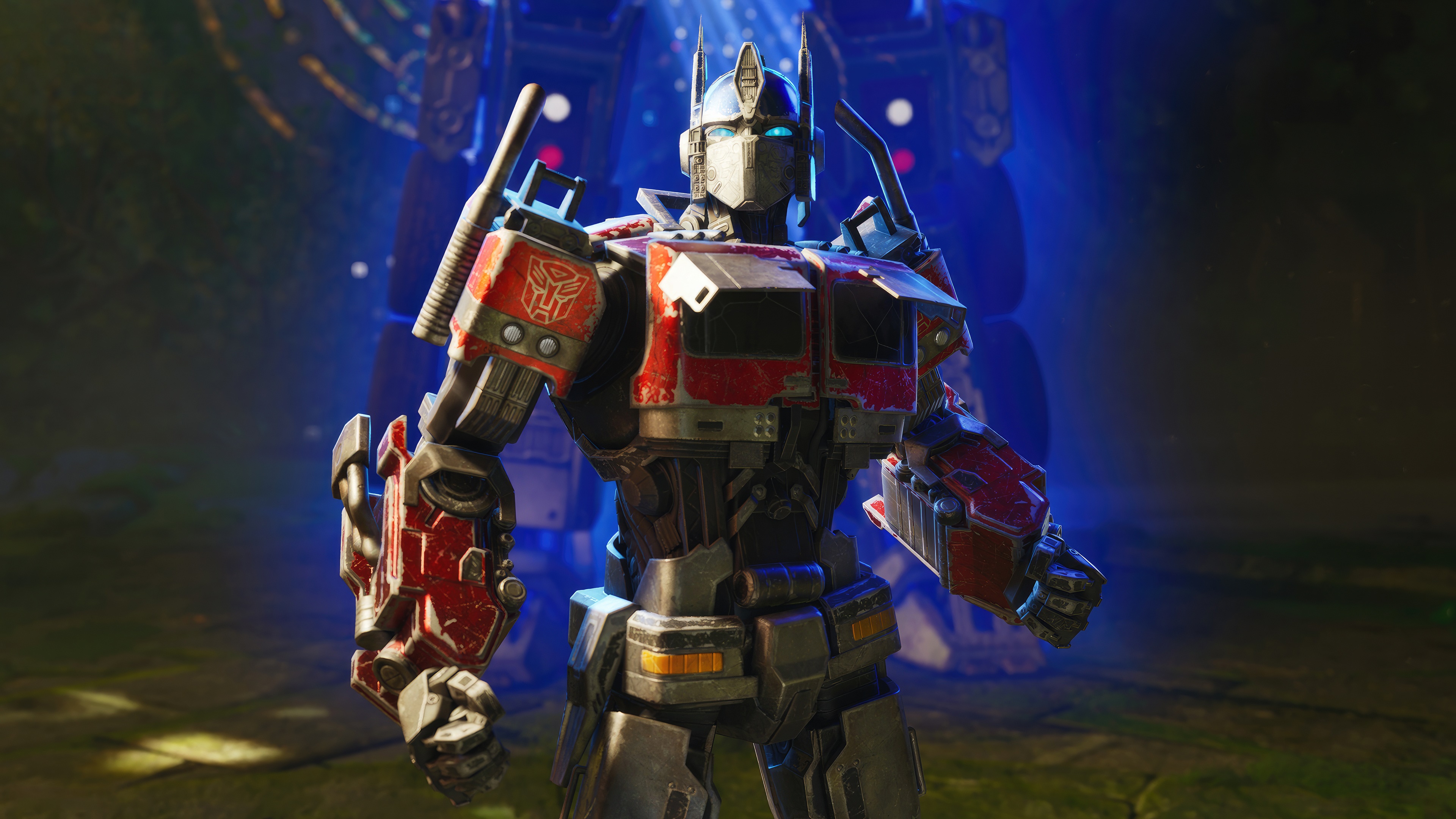 Optimus Prime in Fortnite 4K HD Wallpaper
