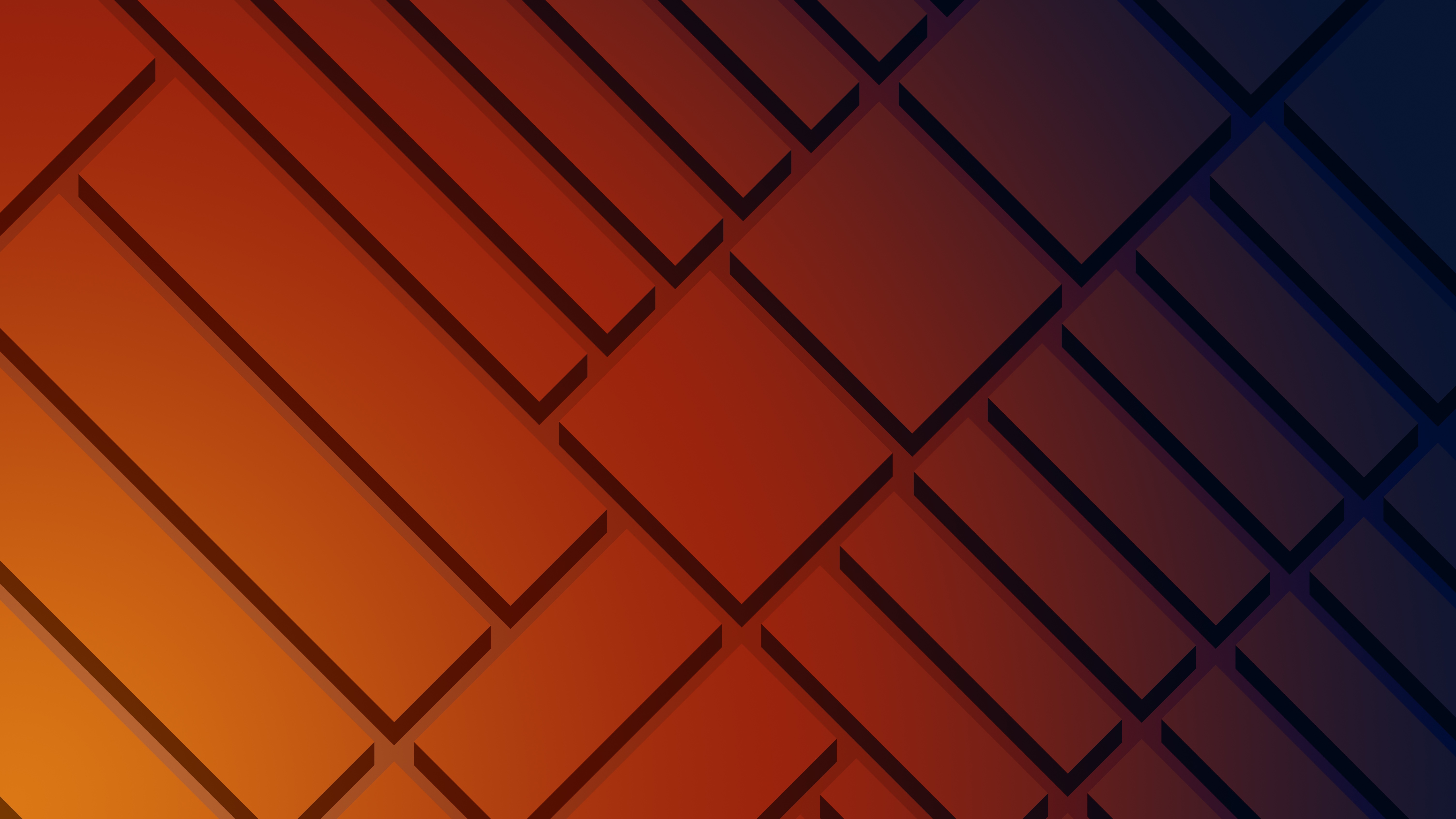 Abstract 4K Gradient Rectangles HD Wallpaper
