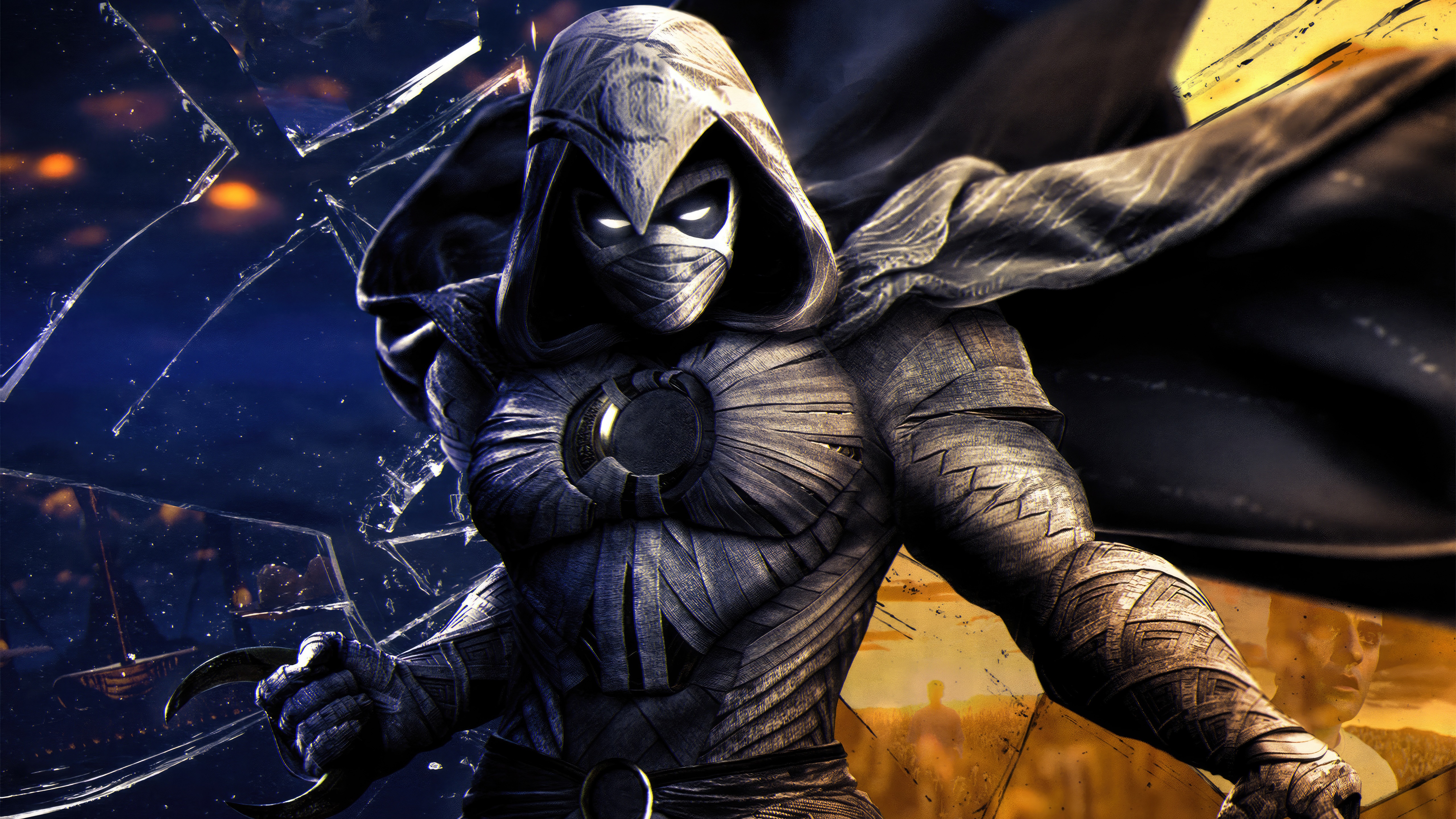 Moon Knight Artwork 4K HD Wallpaper