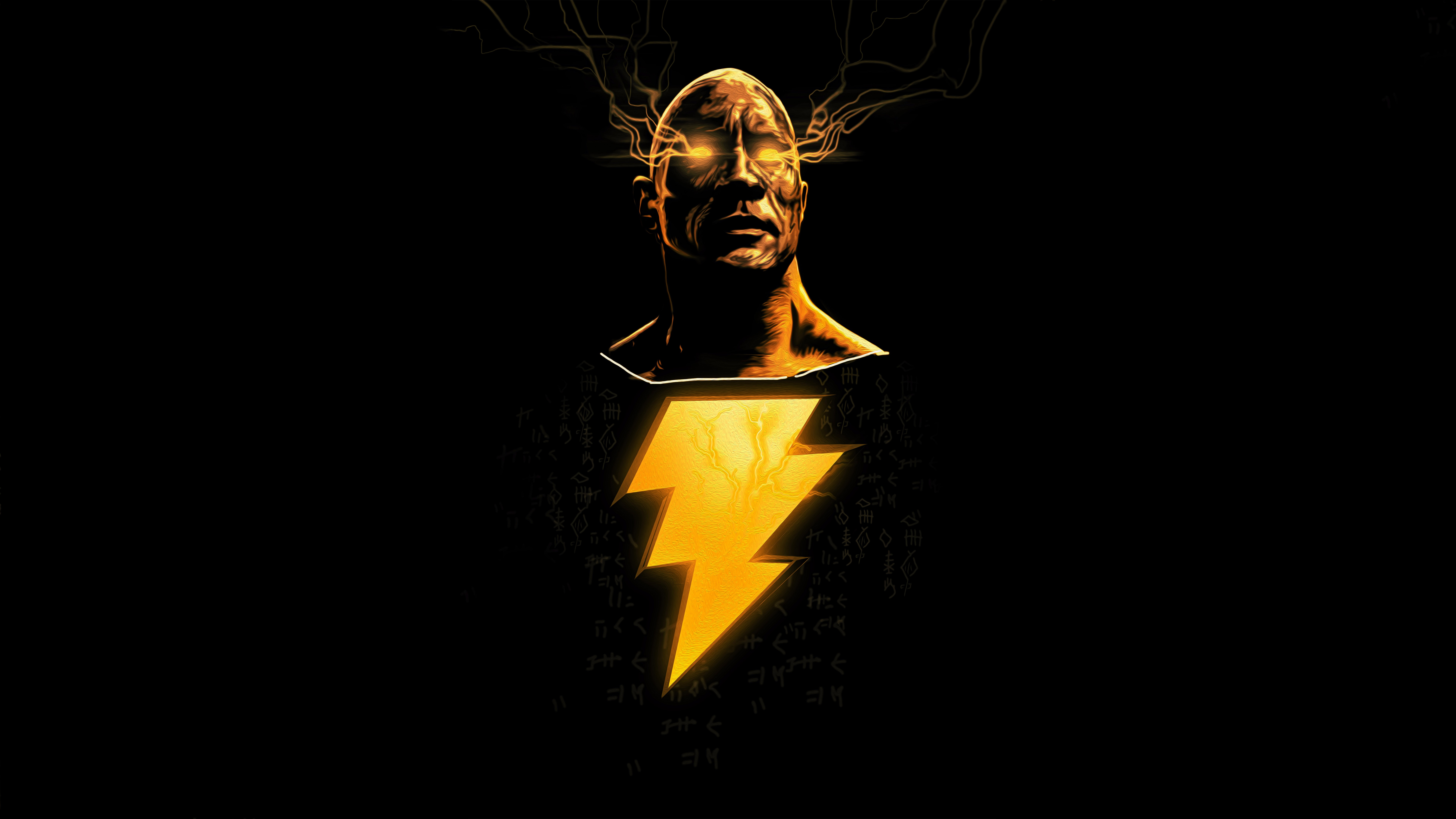 Black Adam Artwork 4K HD Wallpaper