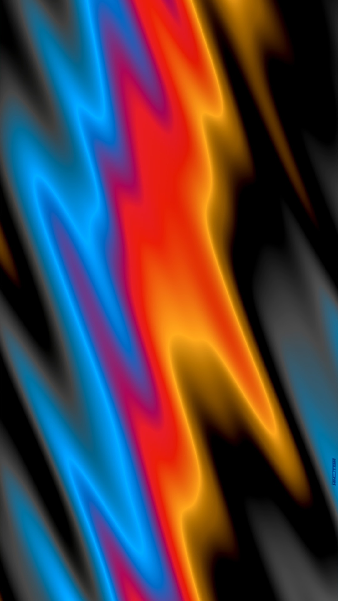 Abstract digital art with vibrant colors HD Phone Wallpaper