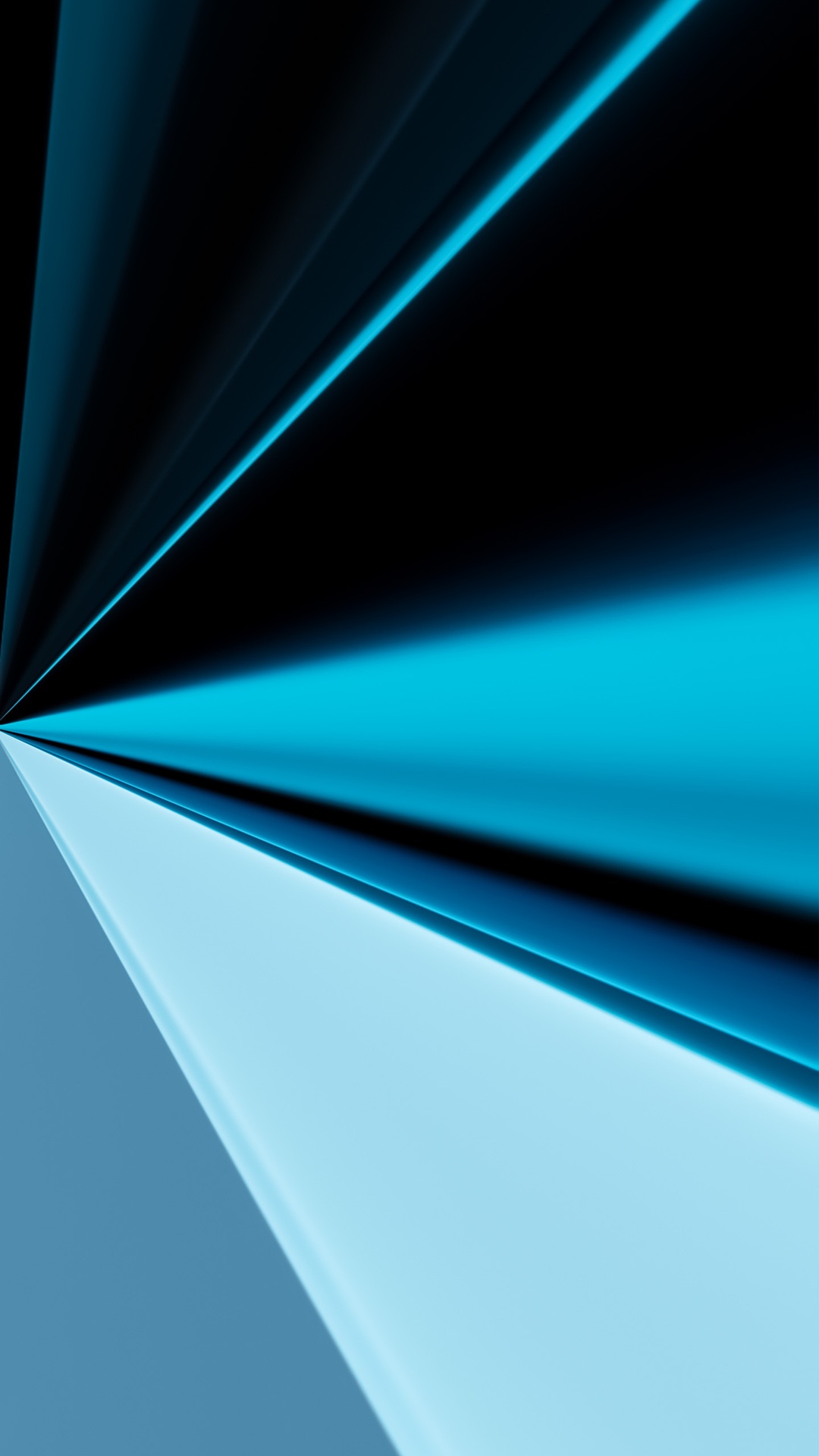 Abstract digital art with blue and black lines HD Phone Wallpaper