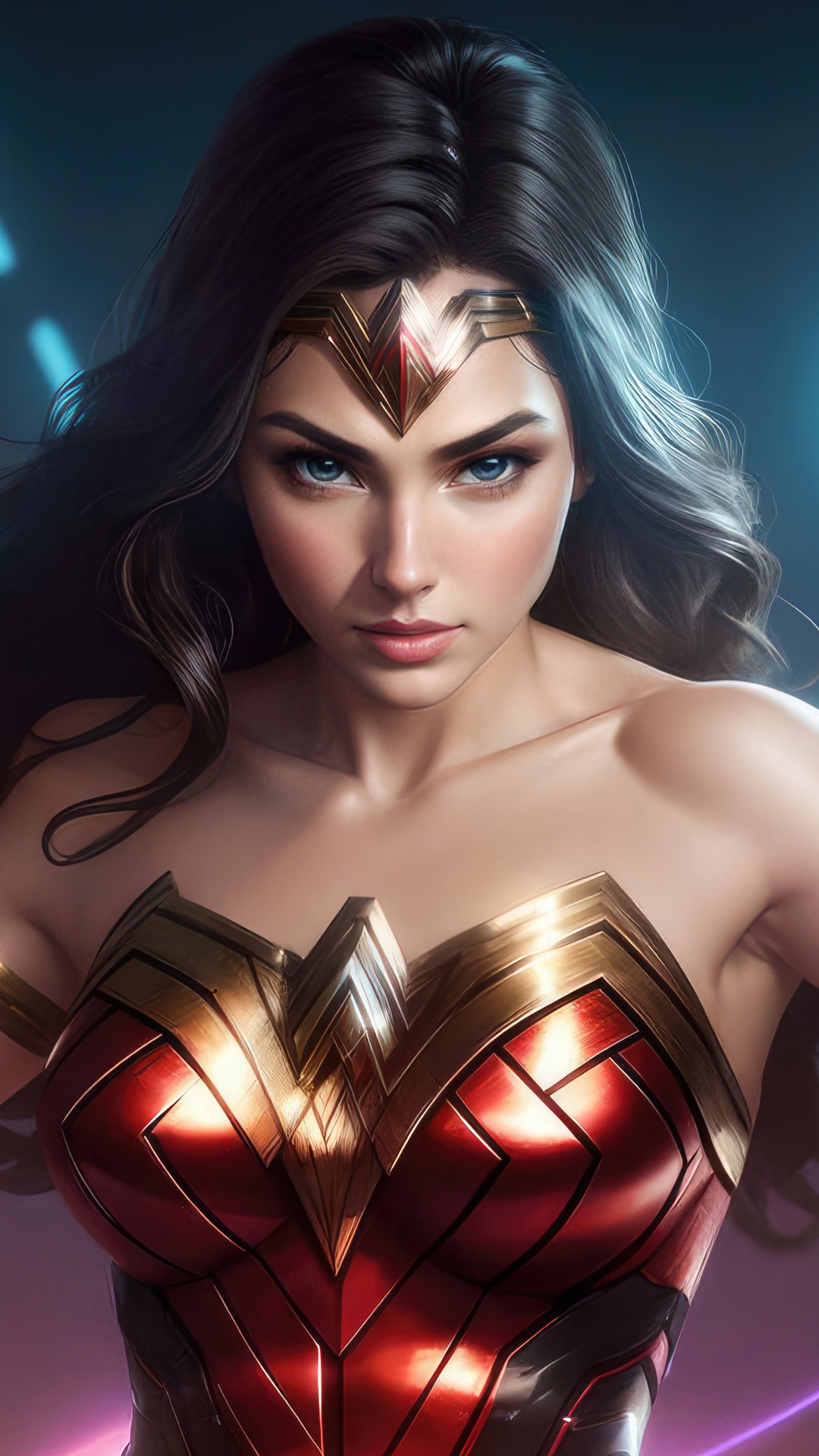 Wonder Woman Artwork 4K HD Phone Wallpaper