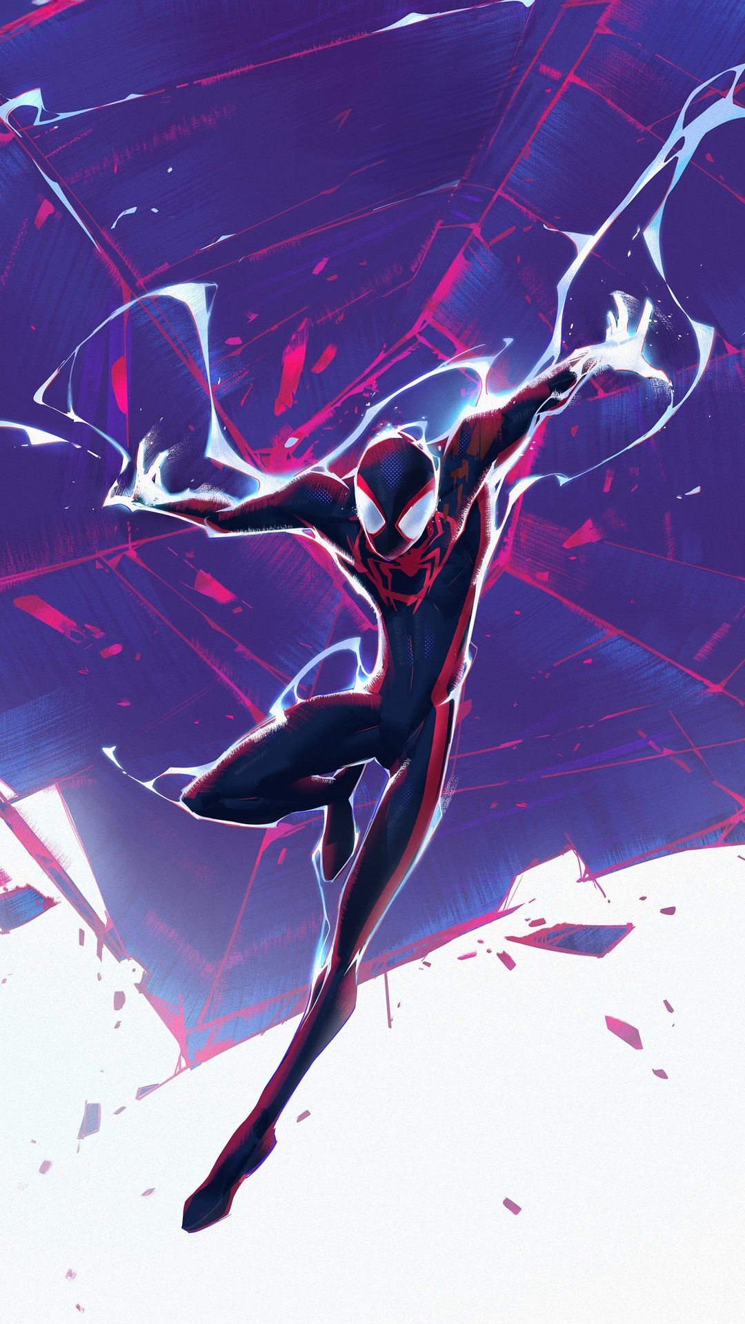 Miles Morales Spider-Man Artwork 4K HD Phone Wallpaper