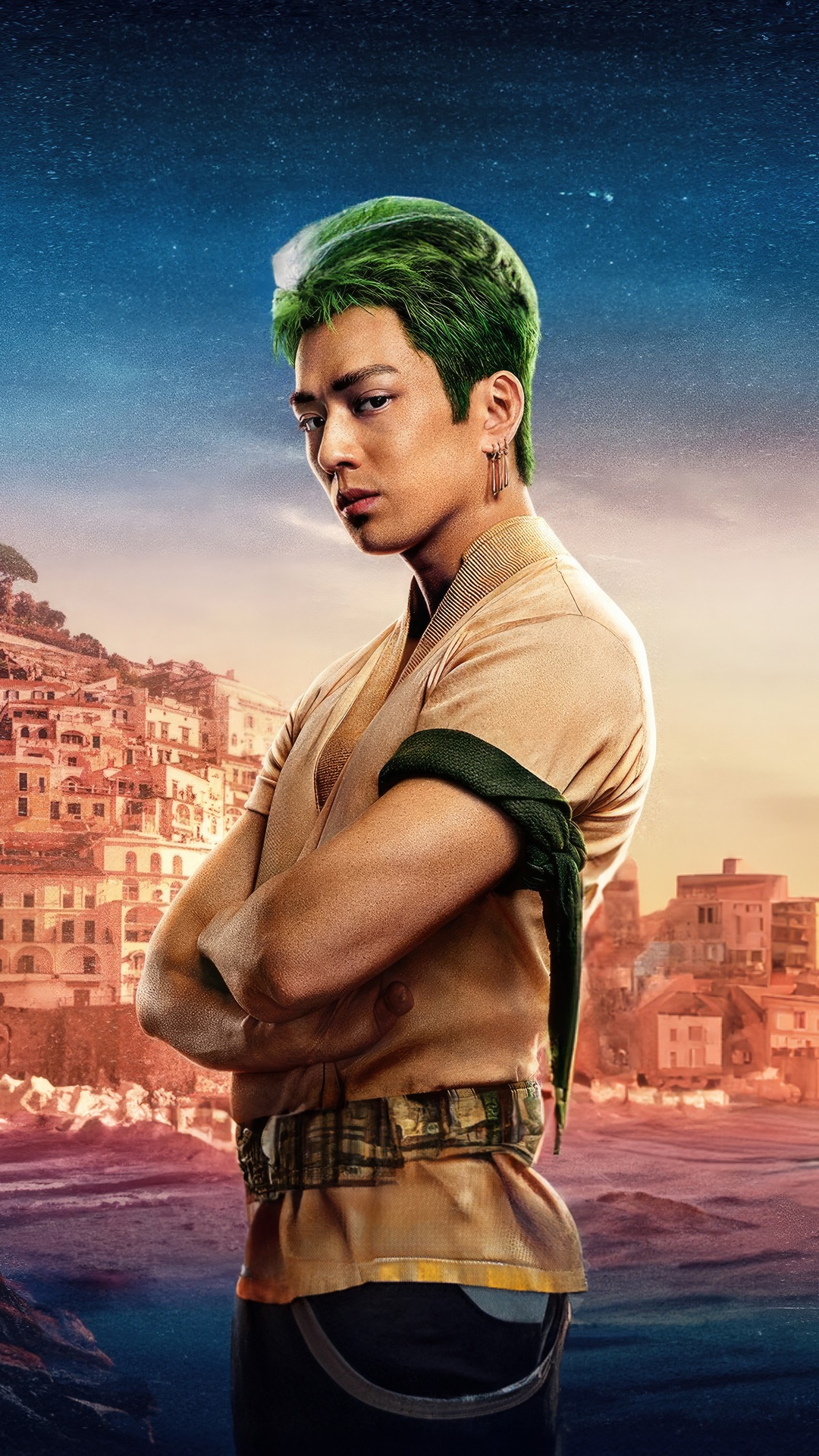 Roronoa Zoro from One Piece on Netflix HD Phone Wallpaper