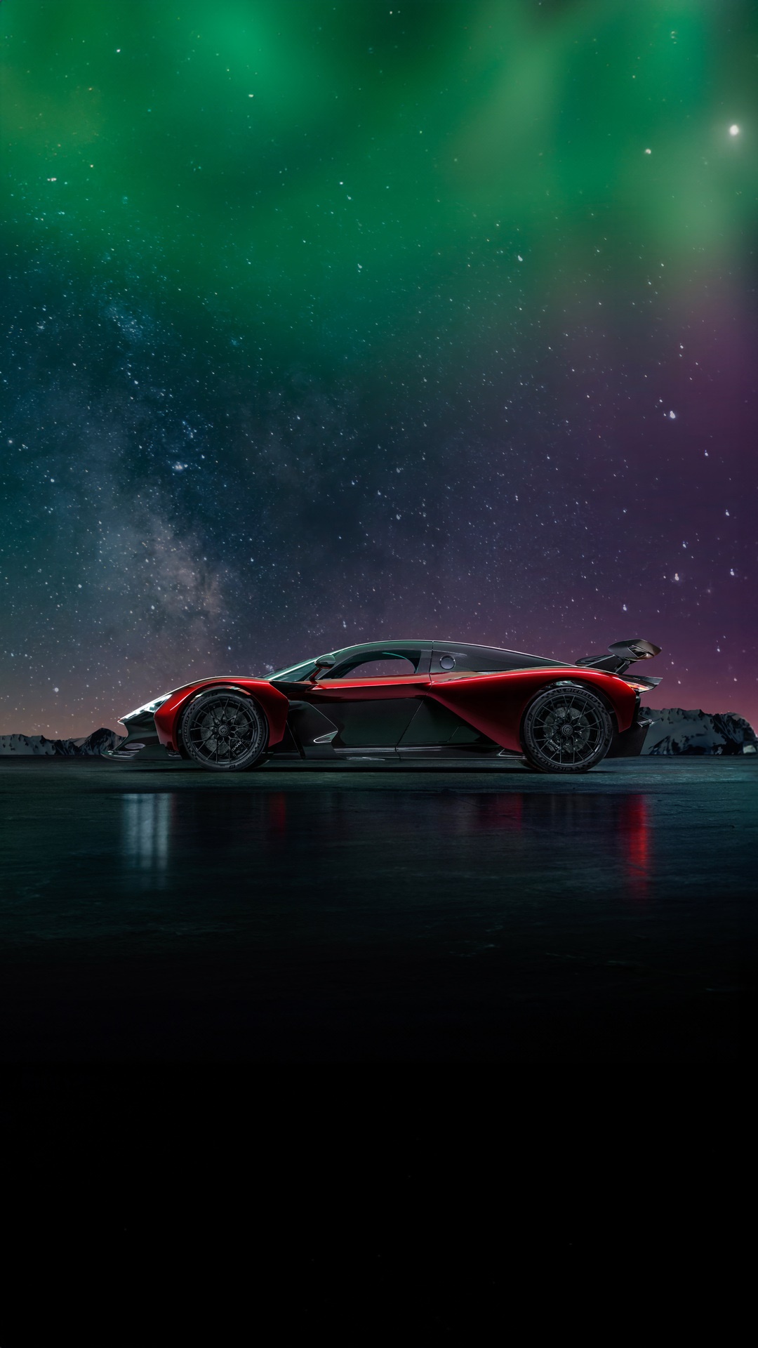 Zenvo Aurora AGIL sports car under the stars HD Phone Wallpaper