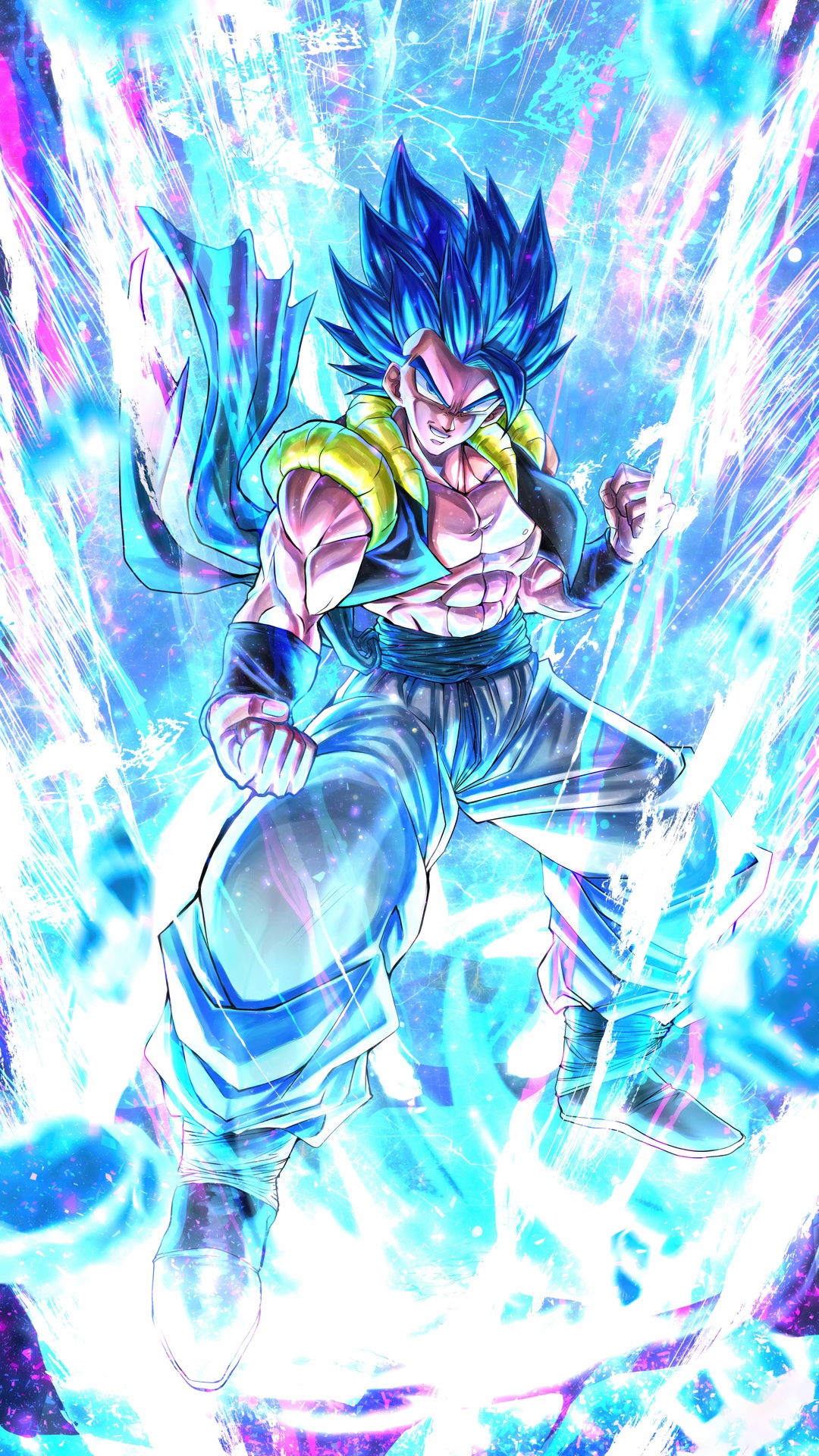 Gogeta in Super Saiyan Blue HD Phone Wallpaper