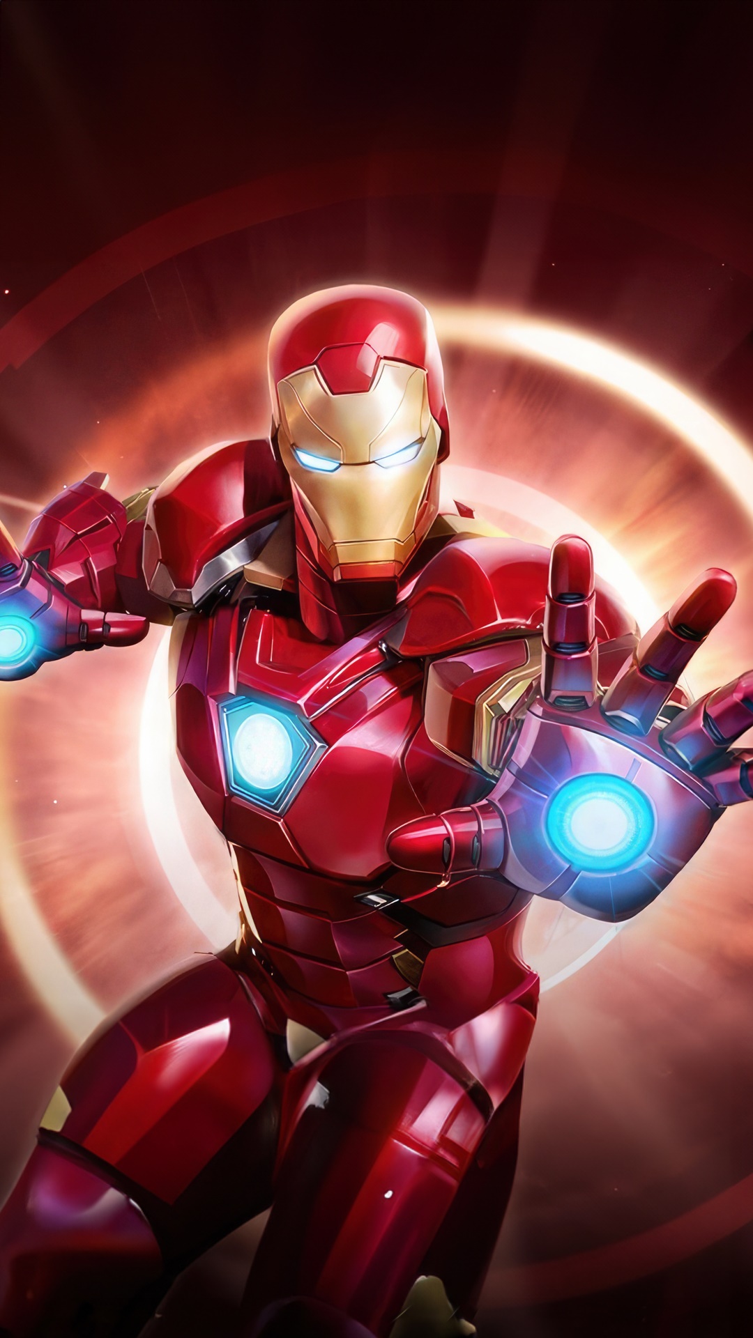 Iron Man in Marvel Super War HD Phone Wallpaper