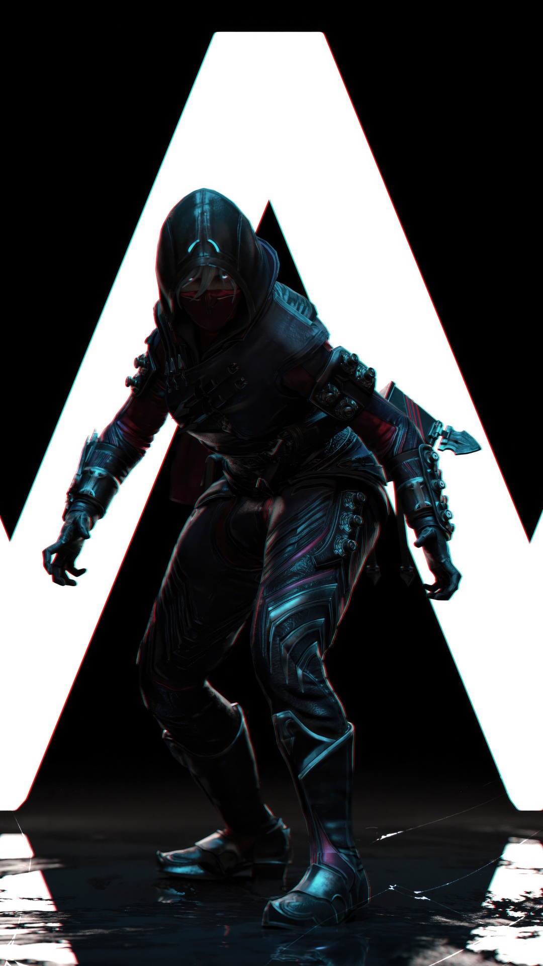 Apex Legends character in dark armor HD Phone Wallpaper