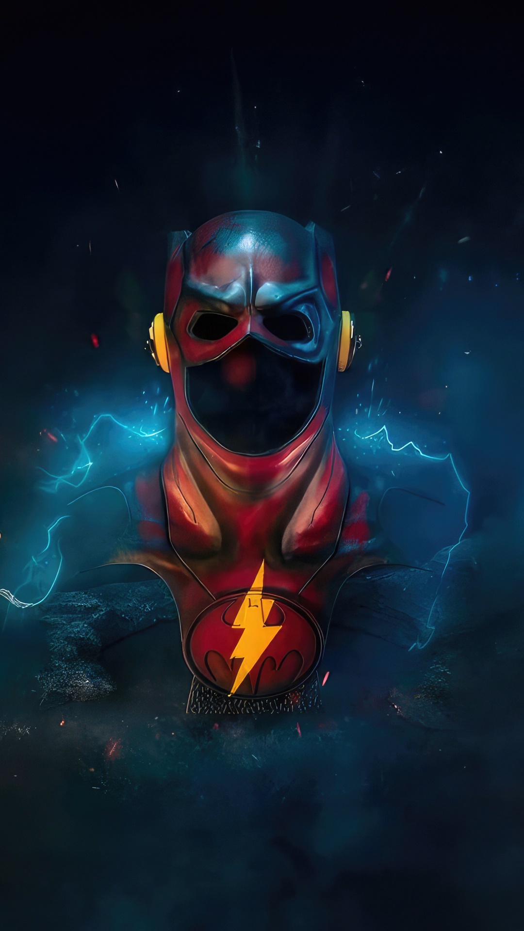 The Flash superhero artwork with lightning HD Phone Wallpaper