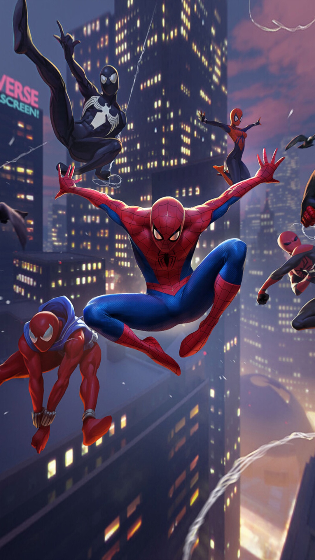 Spider-Man: Across the Spider-Verse Artwork HD Phone Wallpaper