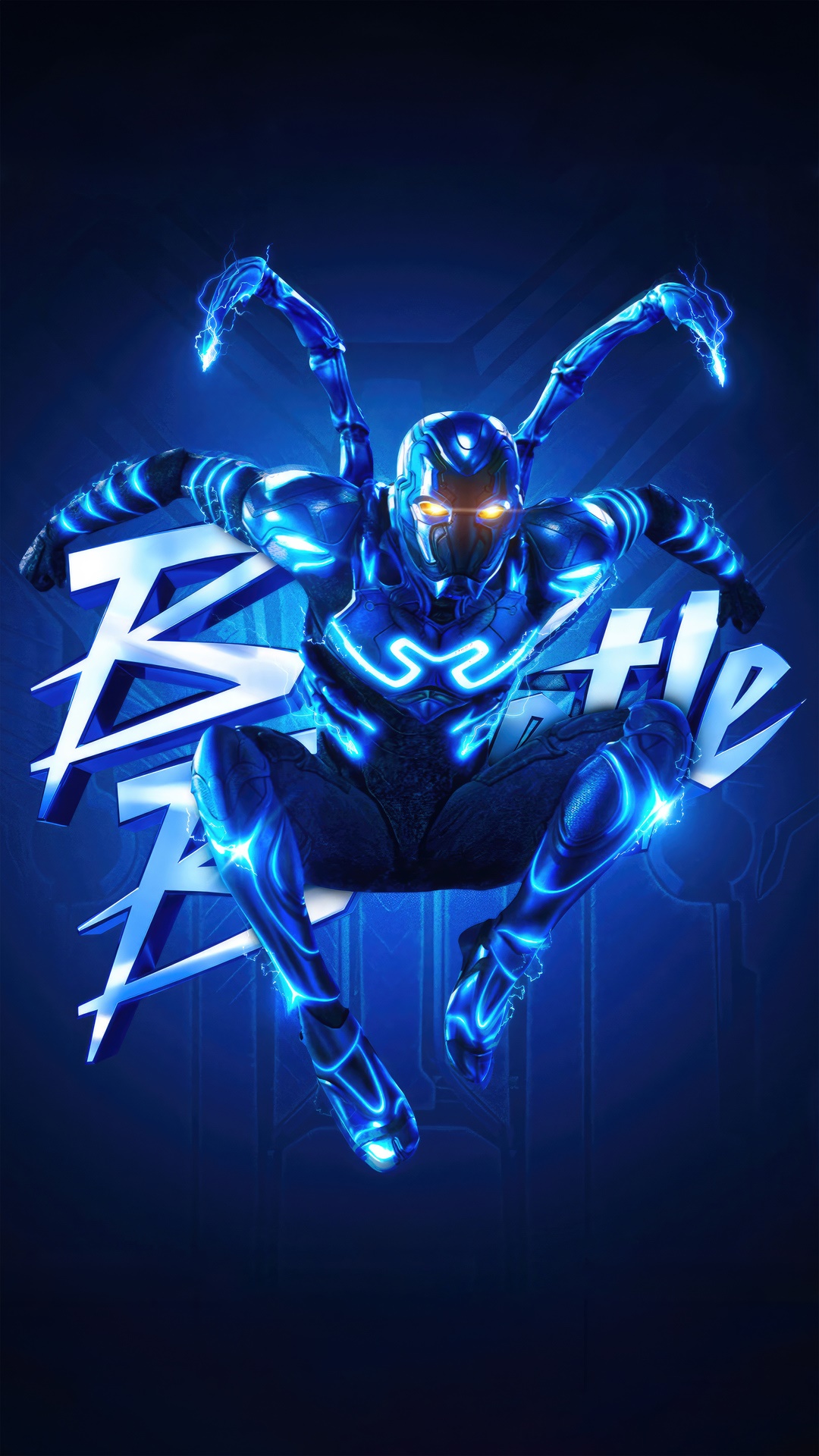 Blue Beetle 2023 Movie Art HD Phone Wallpaper