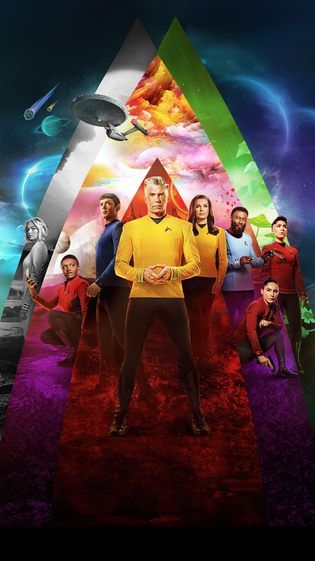 Star Trek: Strange New Worlds Cast HD Phone Wallpaper