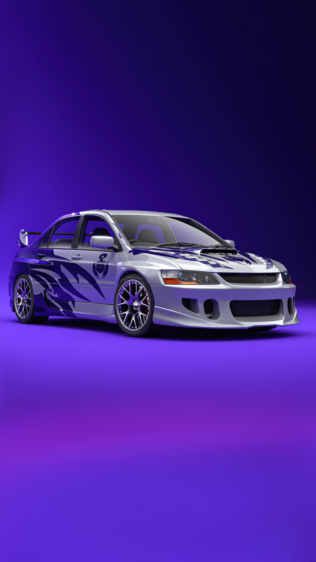 Need for Speed car with custom graphics HD Phone Wallpaper