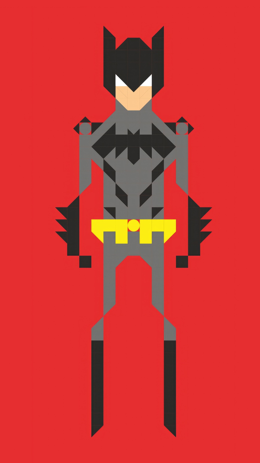 Minimalist Batman Artwork HD Phone Wallpaper