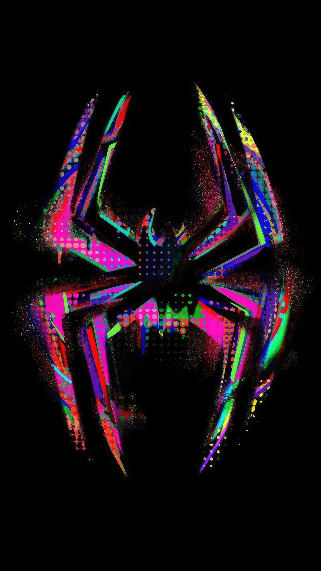 Spider-Man Across the Spider-Verse Logo HD Phone Wallpaper