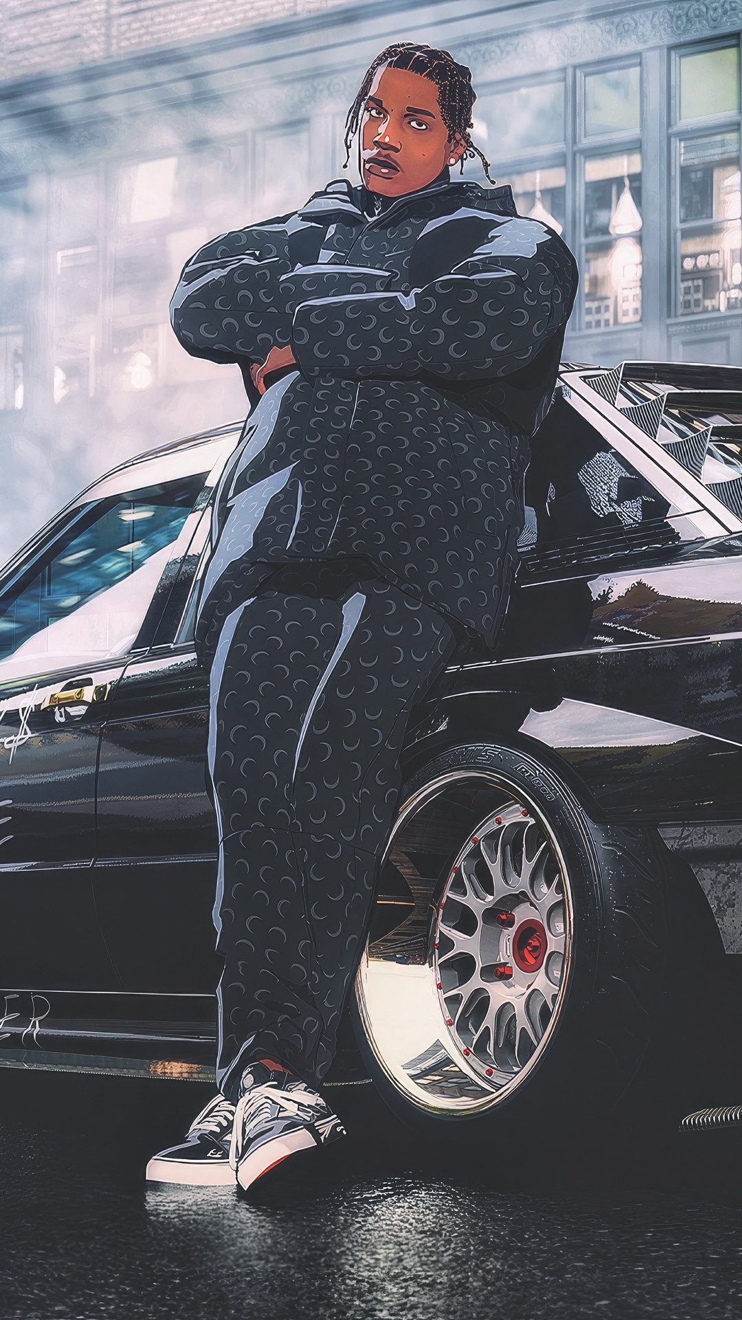 Need for Speed Unbound A$AP Rocky and car HD Phone Wallpaper