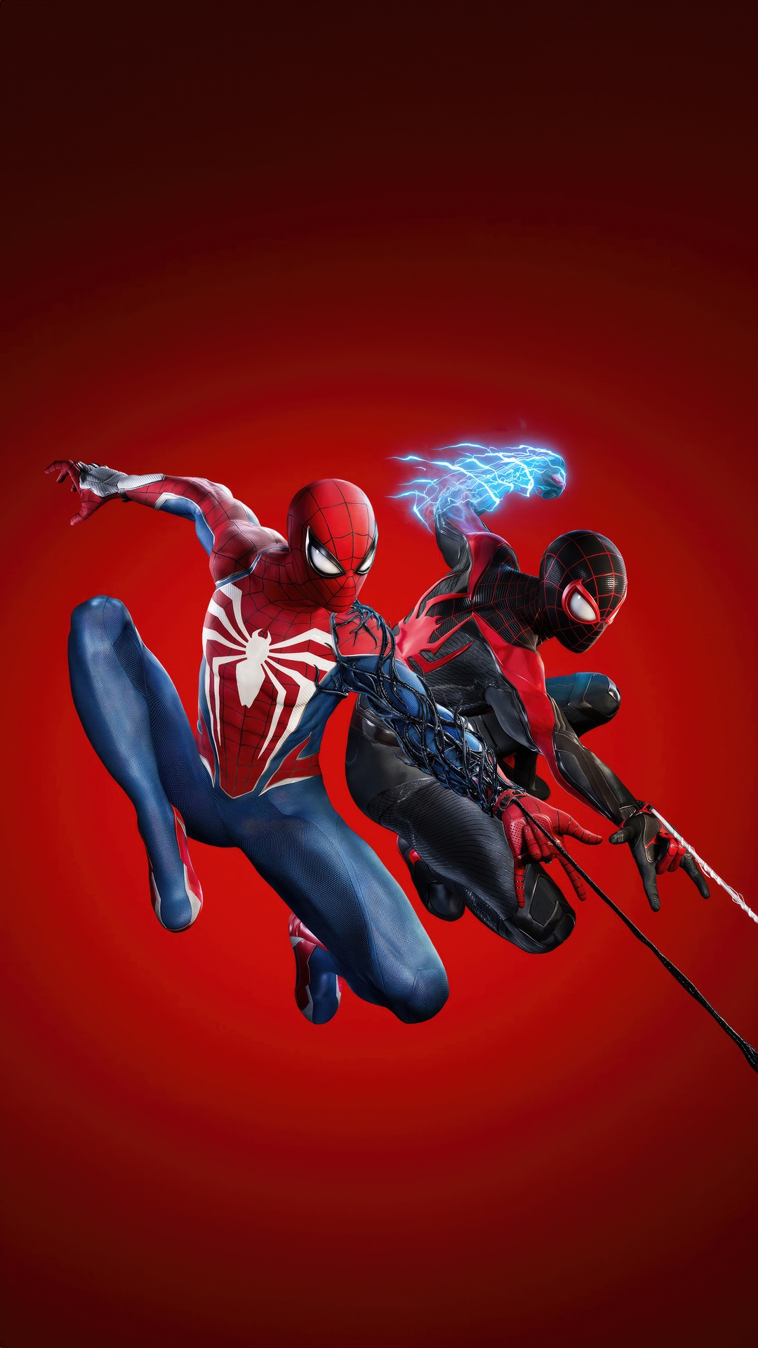 Marvel's Spider-Man 2 Peter Parker and Miles Morales HD Phone Wallpaper