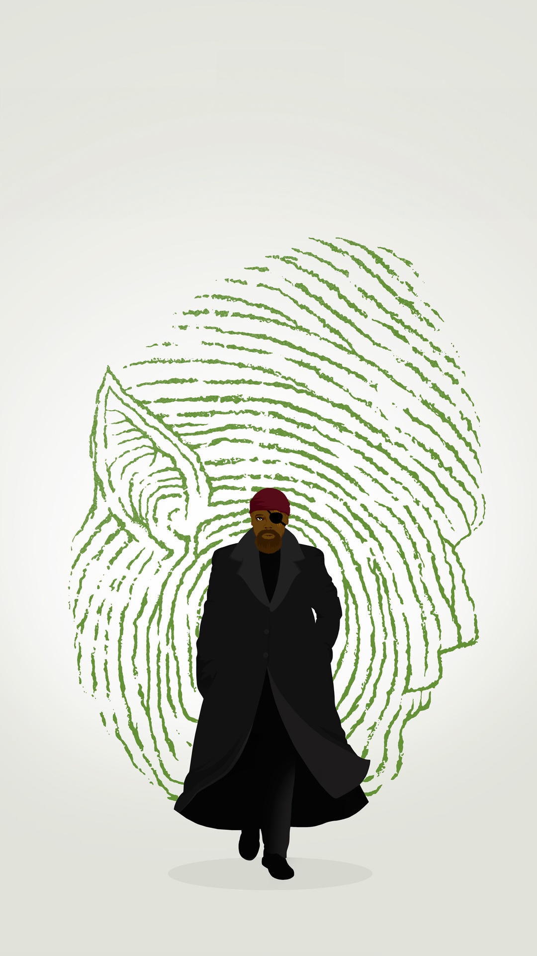 Secret Invasion Marvel TV Show Minimalist Art HD Phone Wallpaper