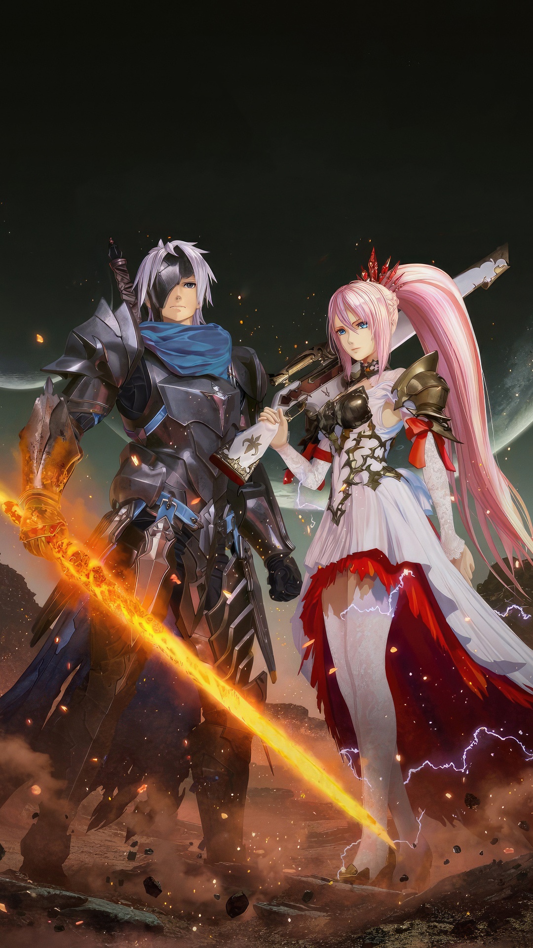 Tales of Arise Alphen and Shionne HD Phone Wallpaper