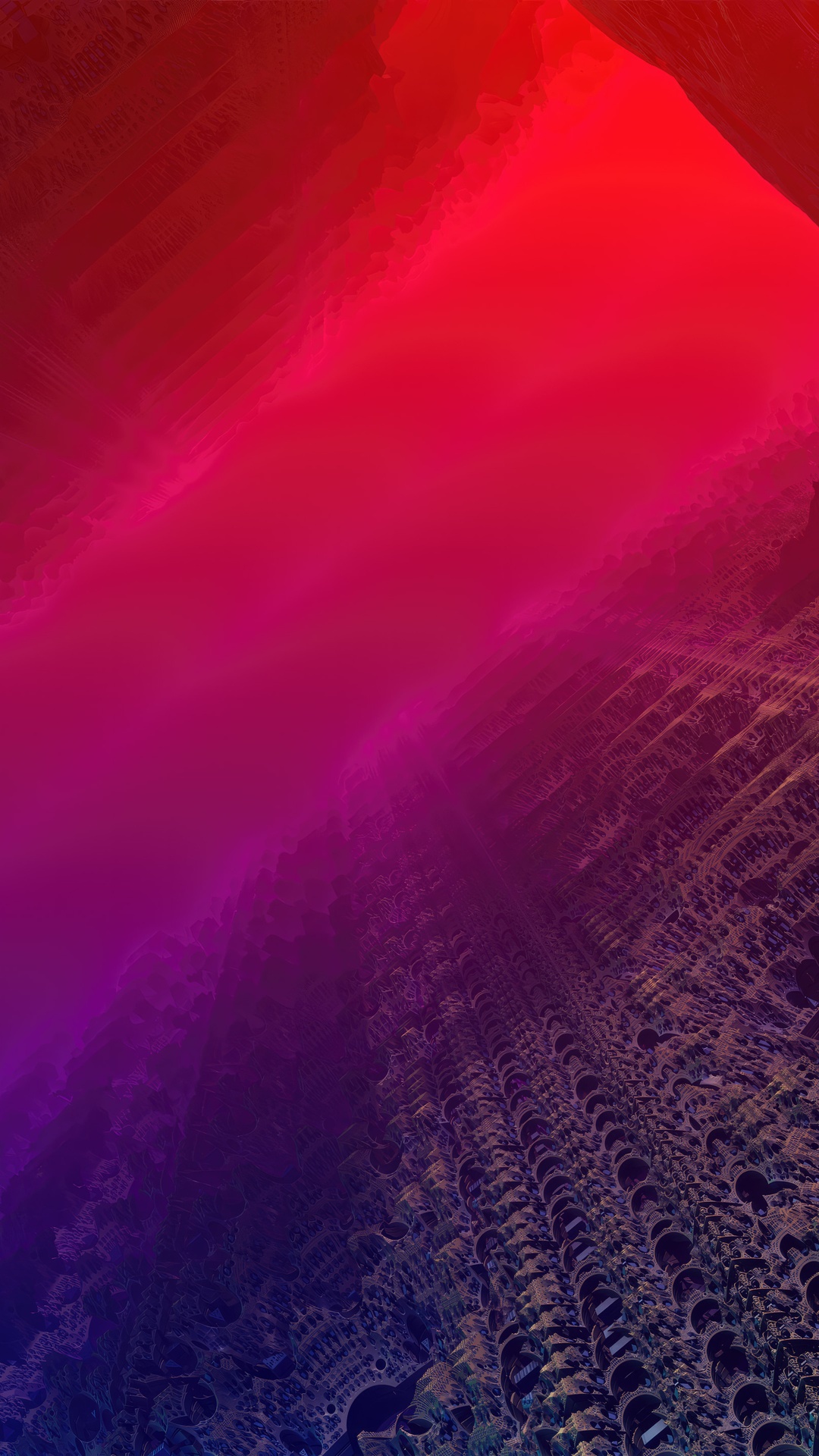Abstract digital art with red and purple hues HD Phone Wallpaper