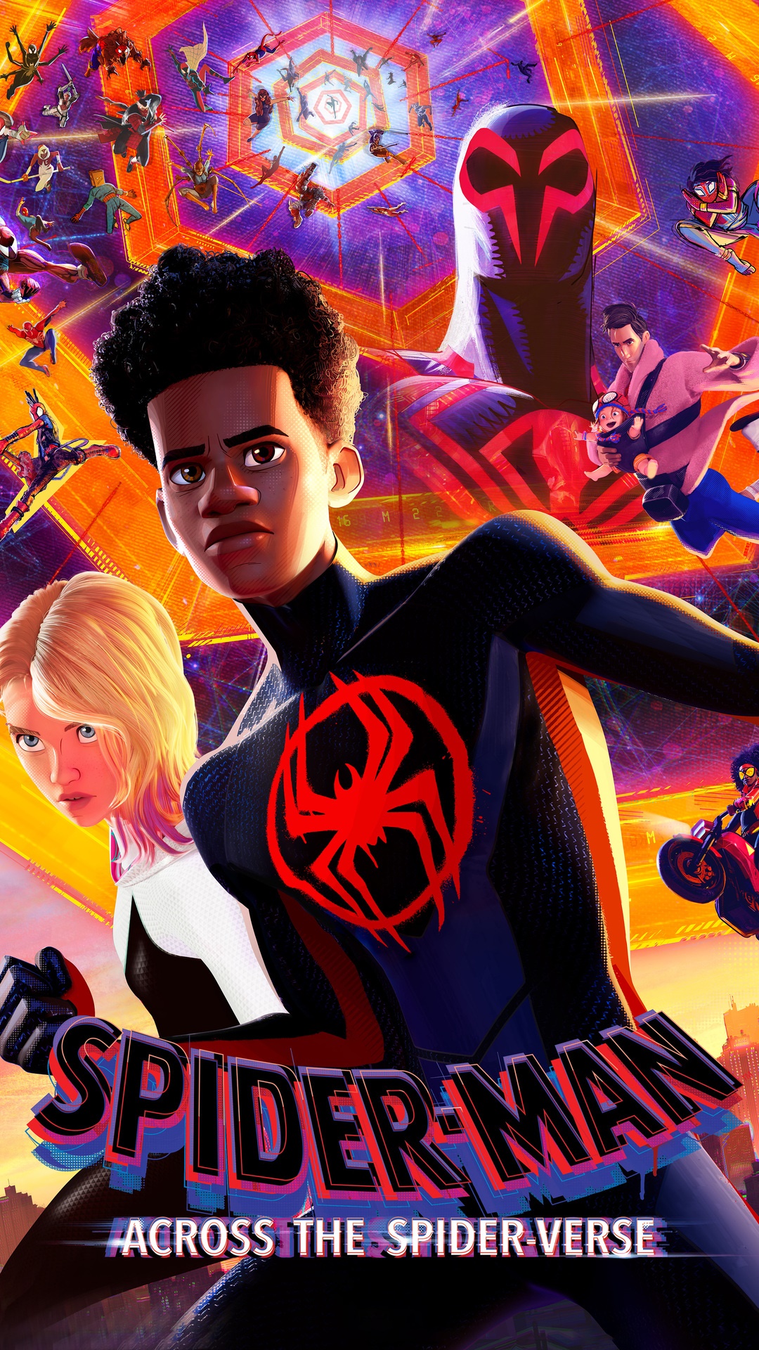 Spider-Man: Across the Spider-Verse HD Phone Wallpaper