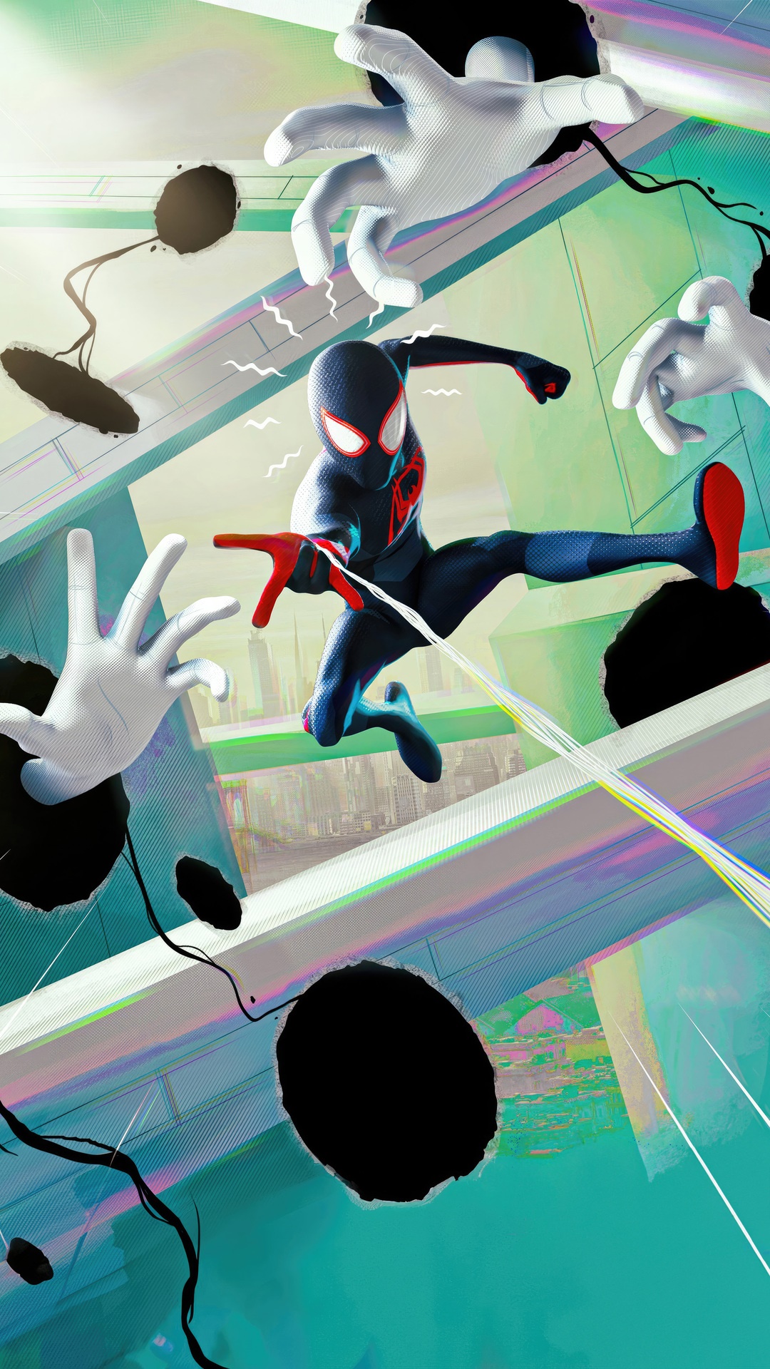 Spider-Man: Across the Spider-Verse Artwork HD Phone Wallpaper
