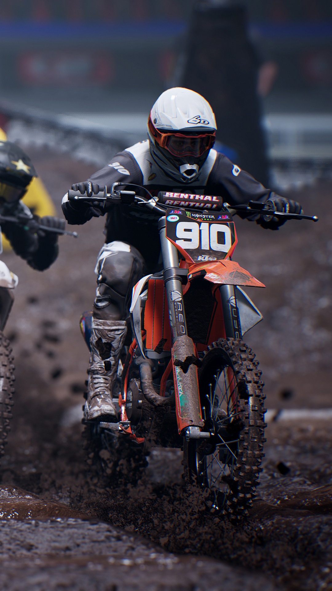 Monster Energy Supercross 910 Motocross Rider HD Phone Wallpaper