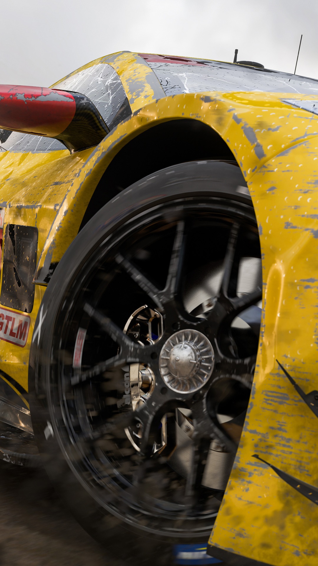 Forza Motorsport racing car wheel close-up HD Phone Wallpaper